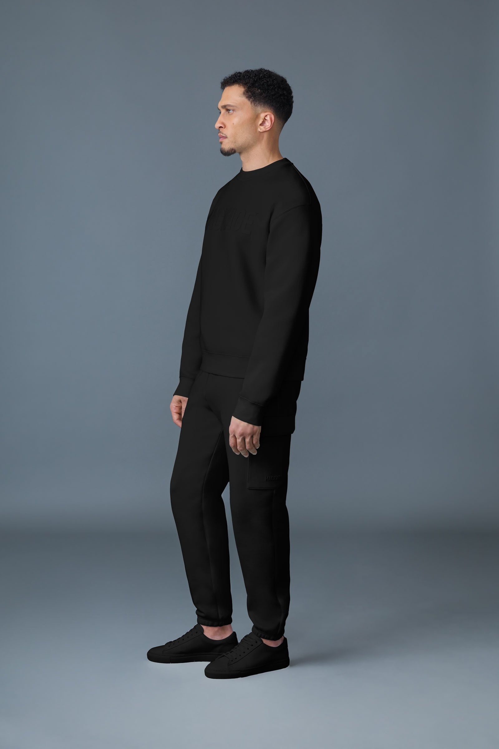 JULIUS Double-Face Jersey Logo Sweatshirt - 3