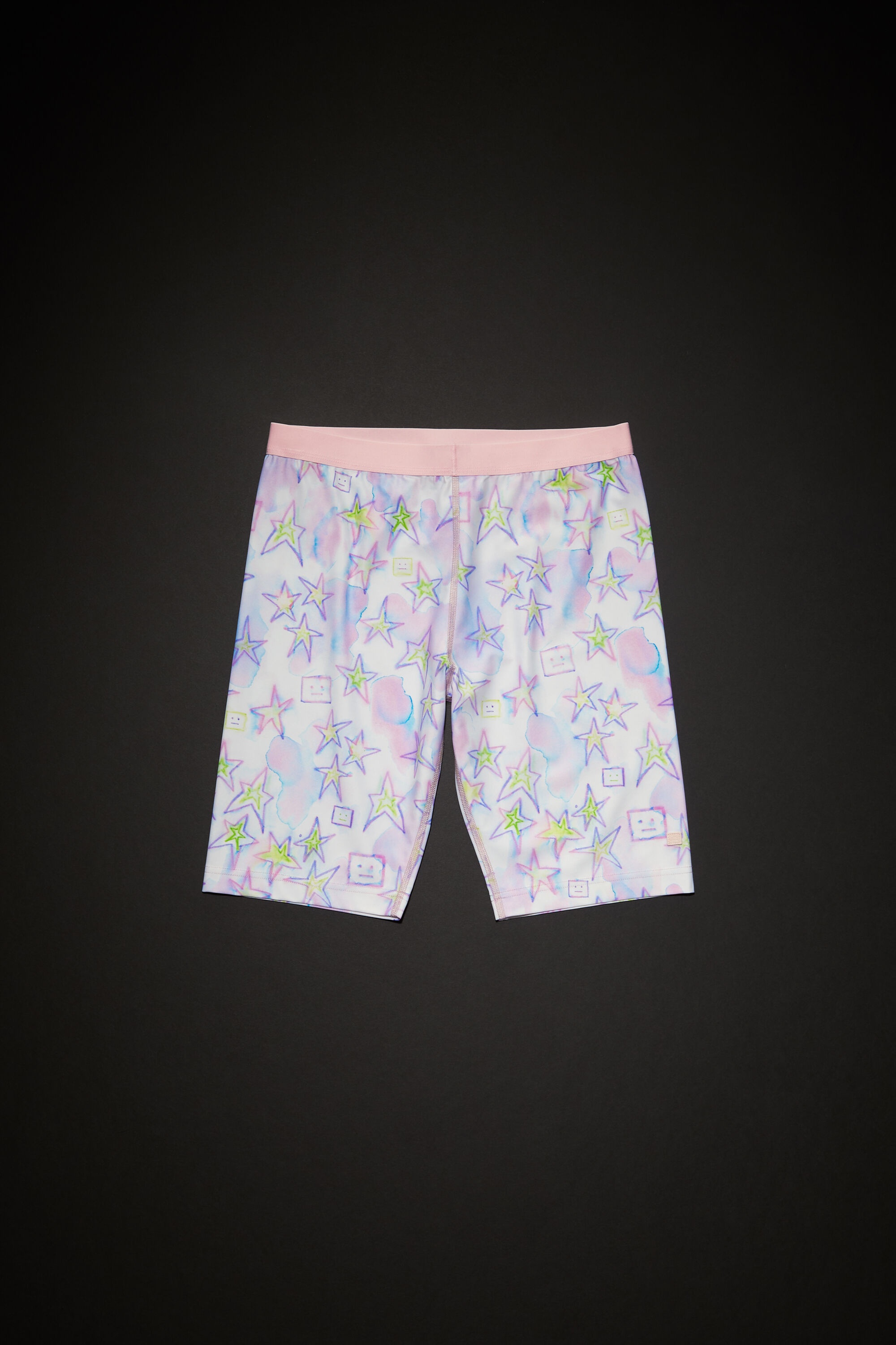 Printed shorts - Pale pink/multi - 1