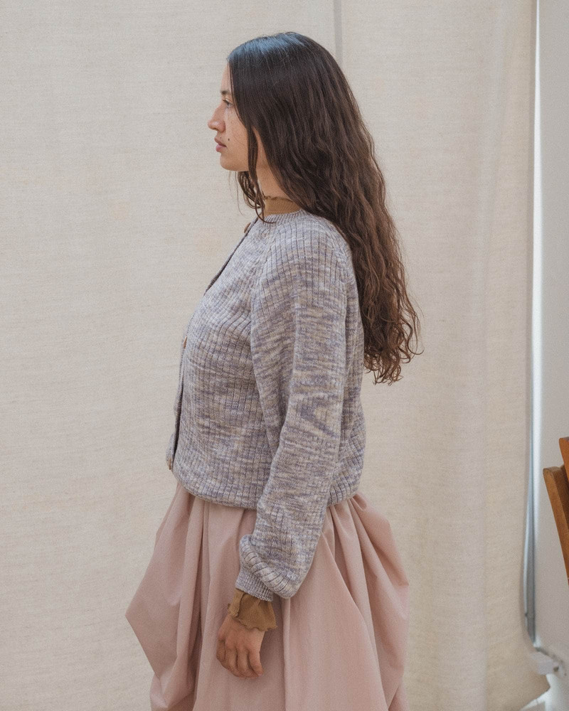 Soar Cardigan - Organic Cotton Rib 3