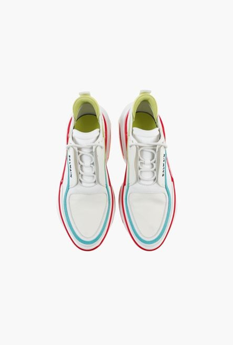 Multicolored leather and nylon B-Bold low-top sneakers 4