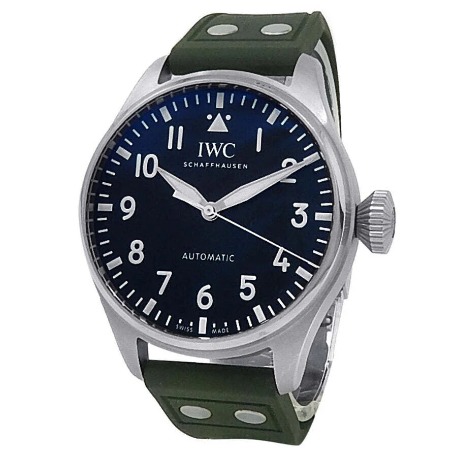 Pre-owned IWC Big Pilot Black Dial Men's Watch IW329301 - 1
