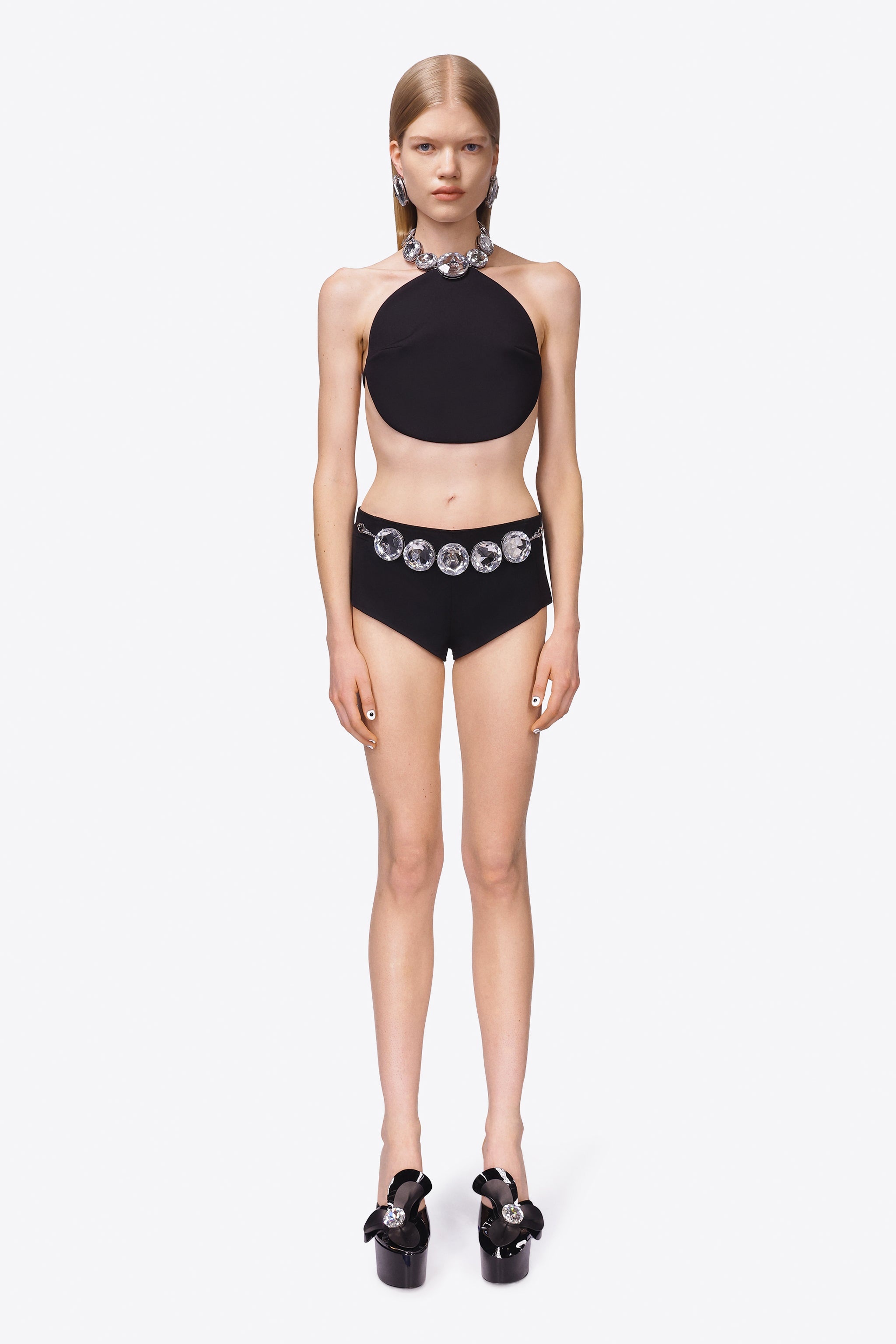 JUMBO CRYSTAL HALTER TOP - 3