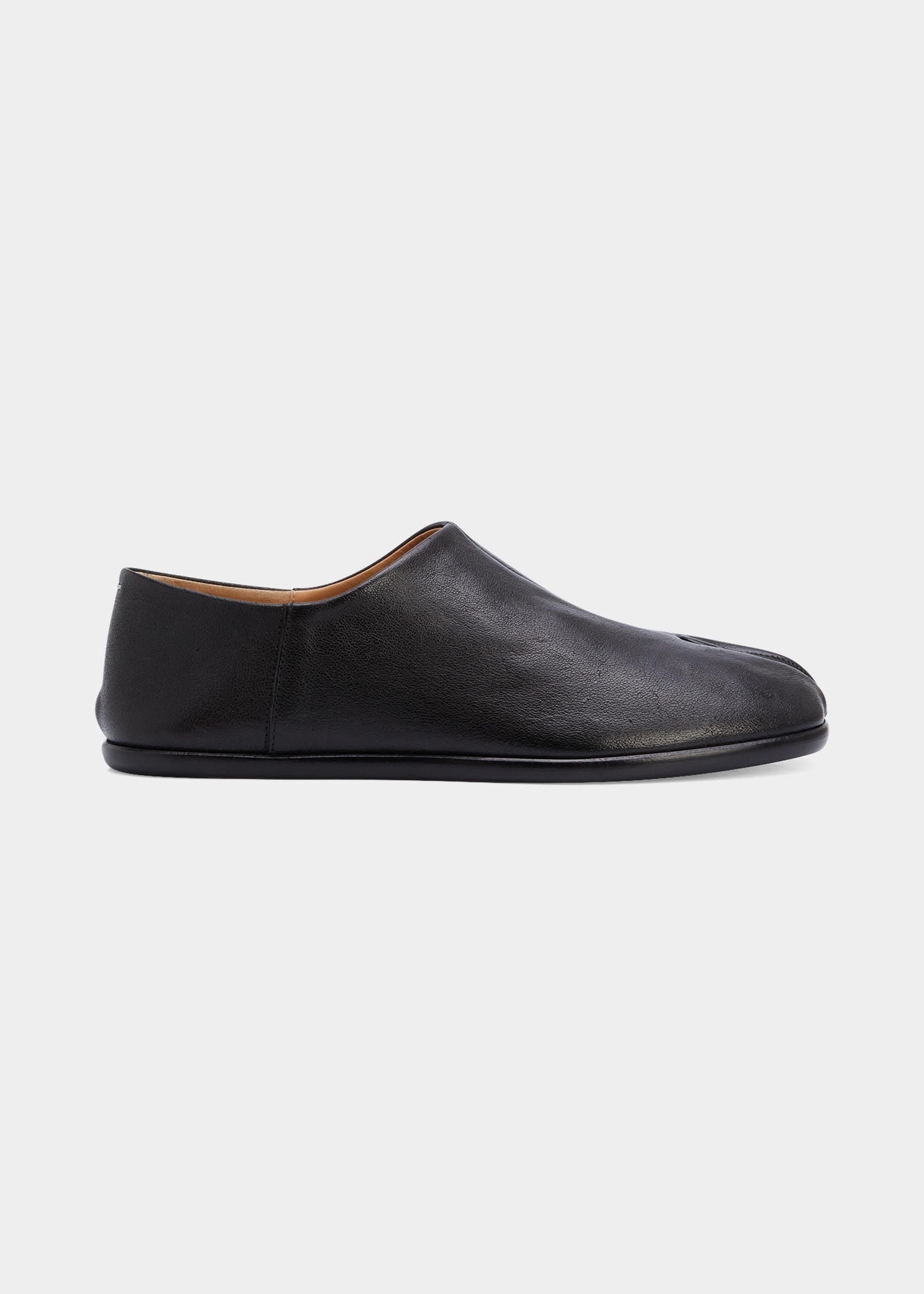 Men's Tabi Babouchev Tabi-Toe Leather Slip-On Shoes - 1