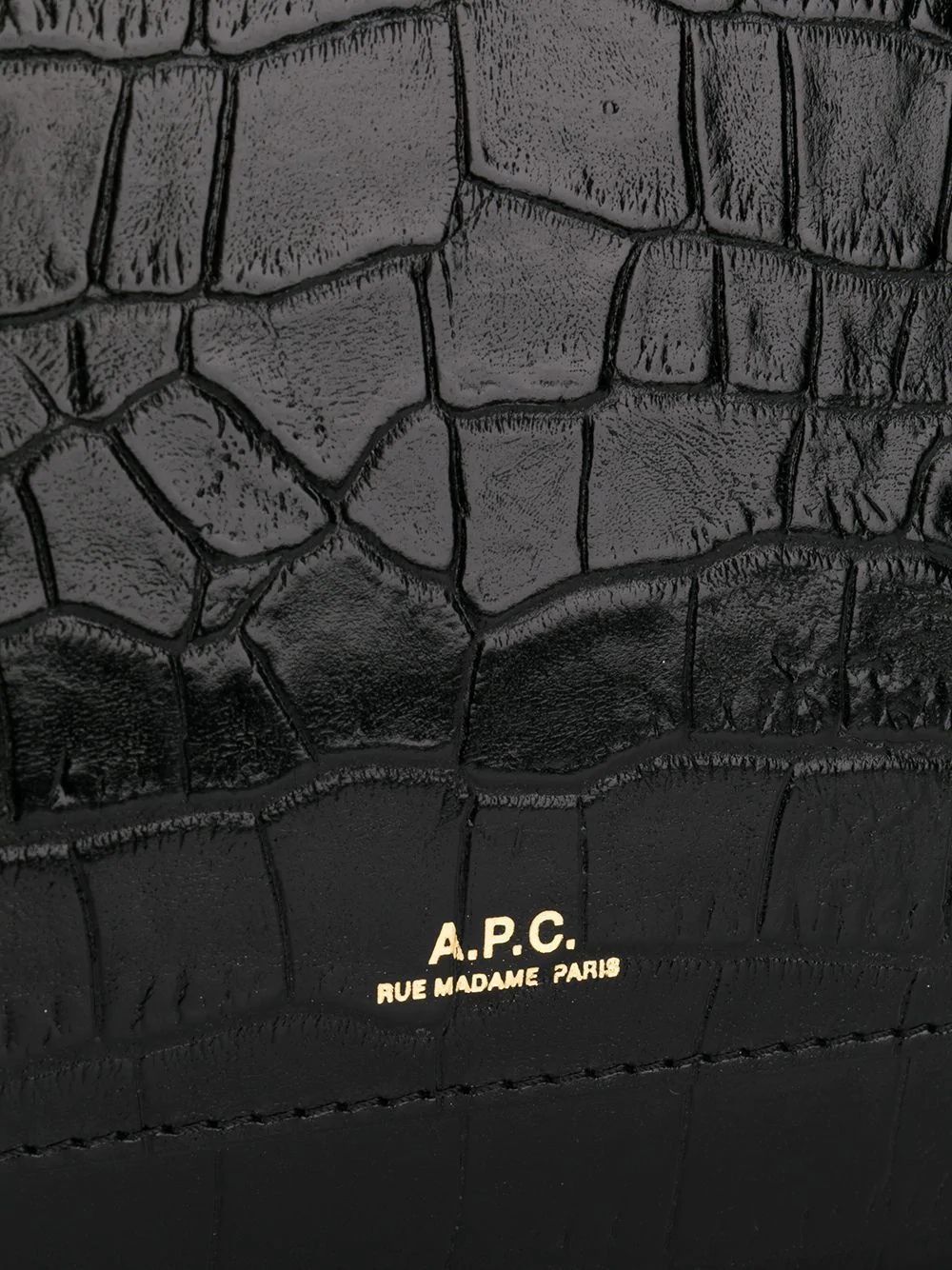 crocodile-embossed crossbody bag - 4