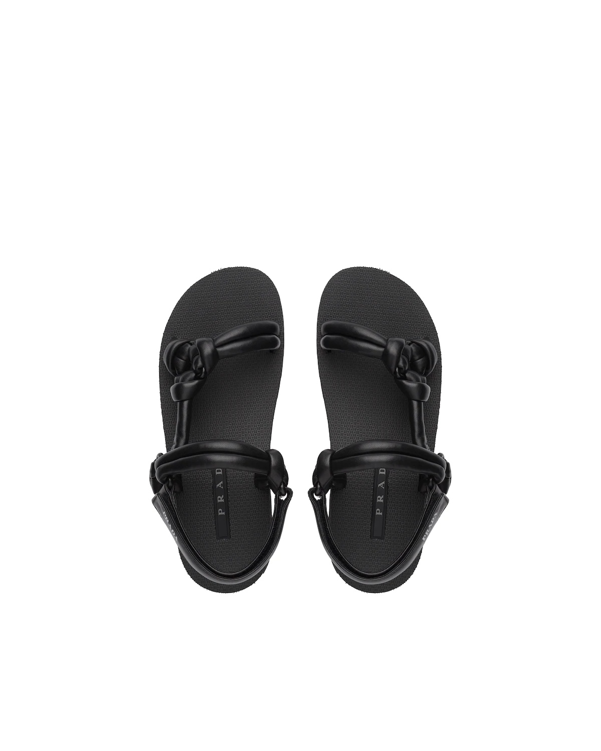 Sporty nappa leather sandals - 4