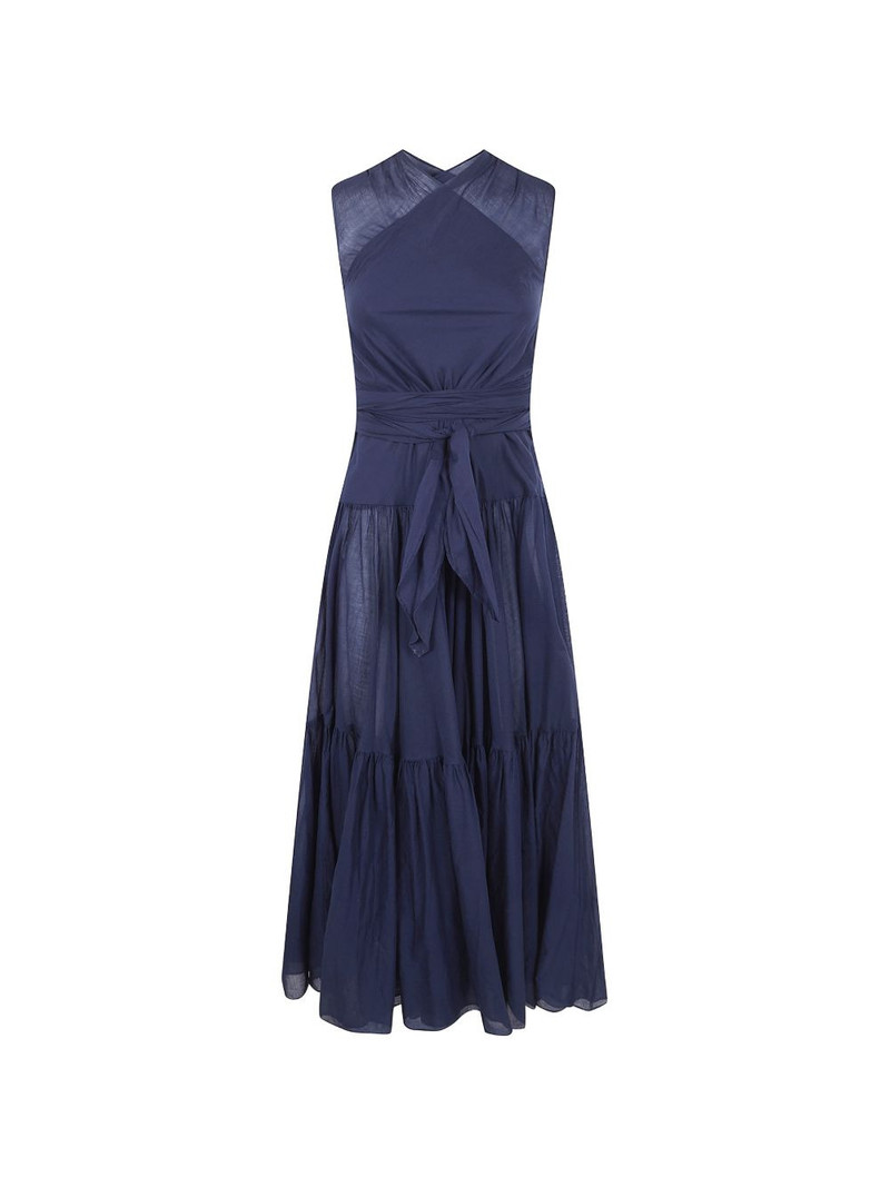 halter-neck tiered maxi dress 1