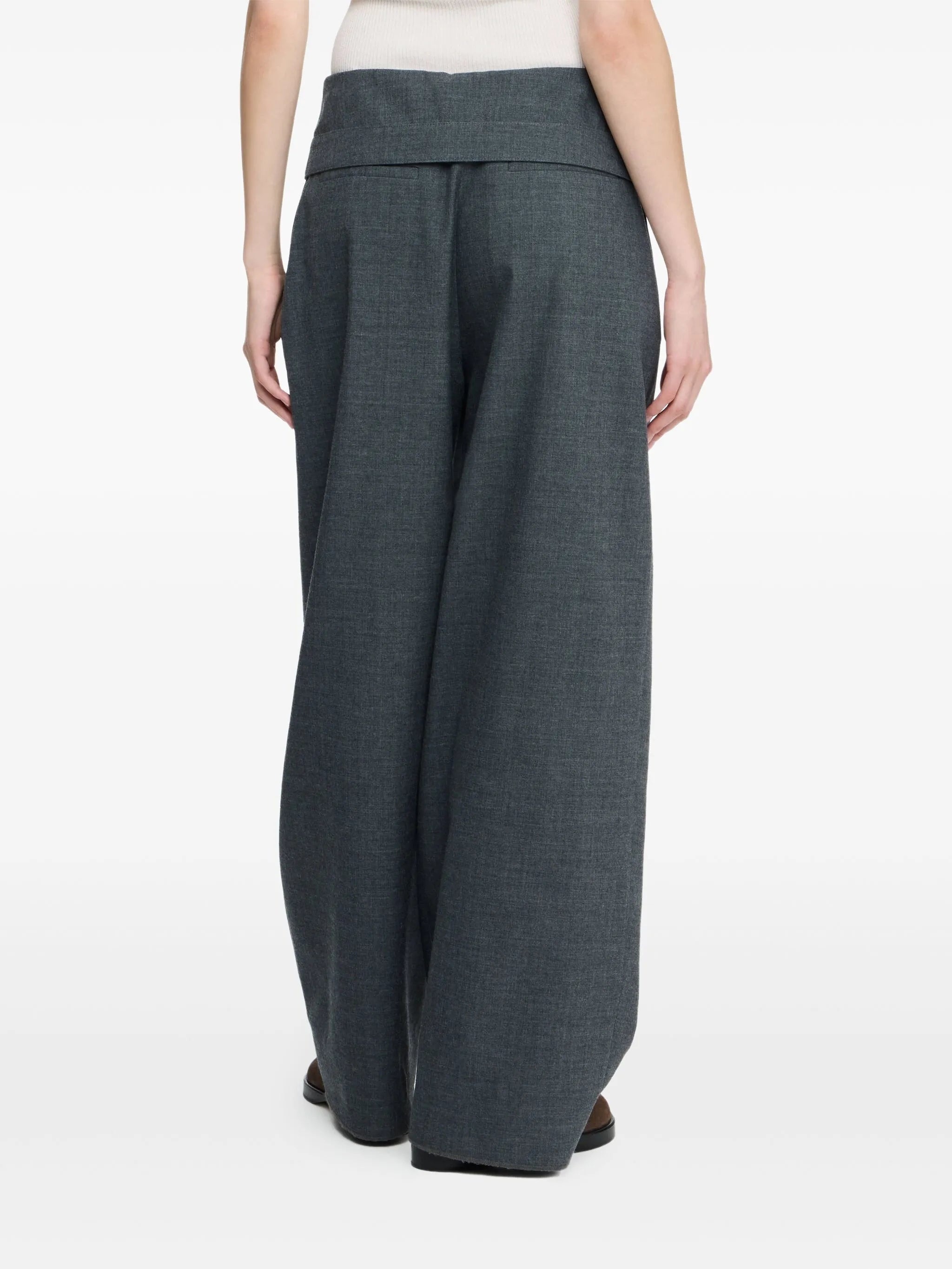 Jw Anderson Wrap-front Pleated Trousers - 4
