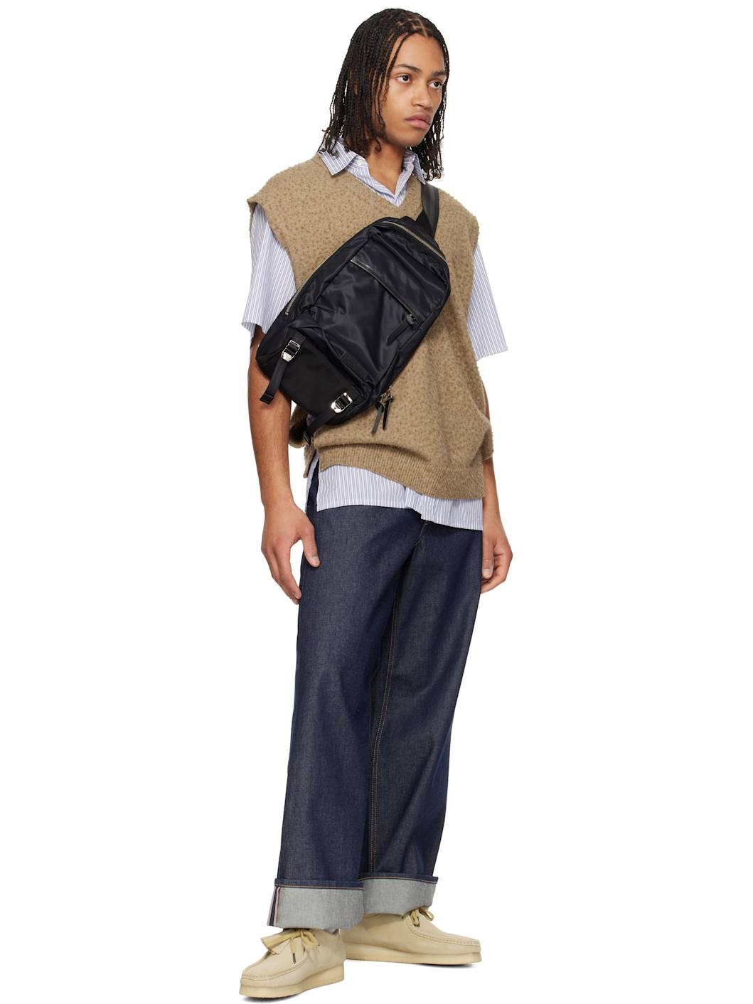 Black Lightning Sling Bag - 4