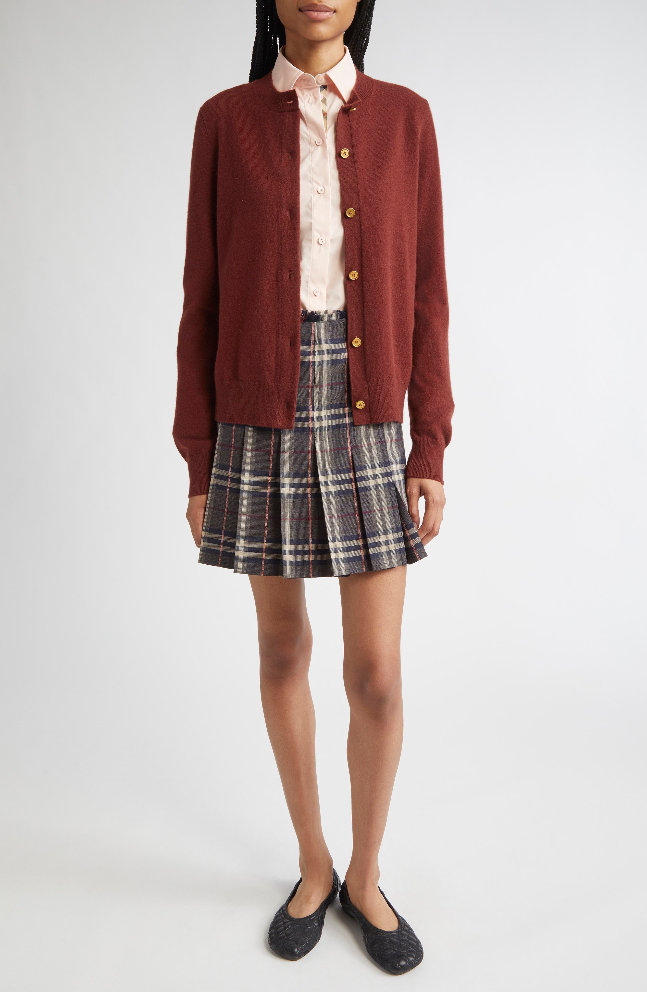 burberry Cashmere Blend Cardigan in Box at Nordstrom - 2