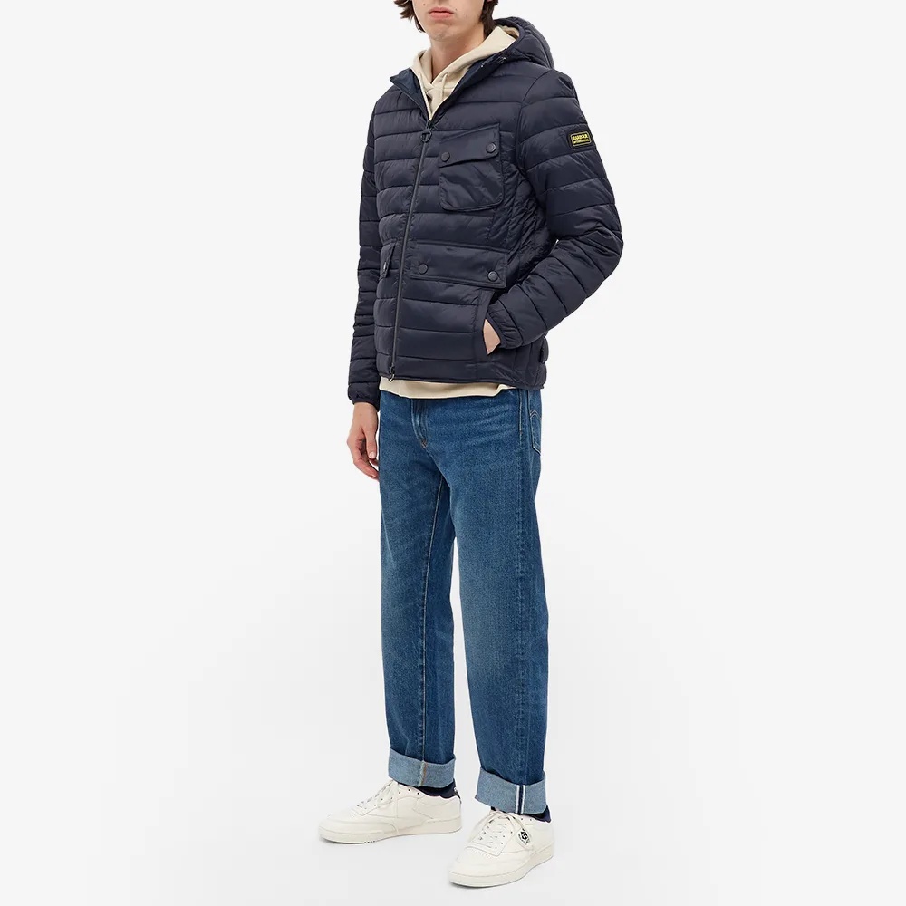 Barbour International Ouston Hooded Quilt Jacket - 7