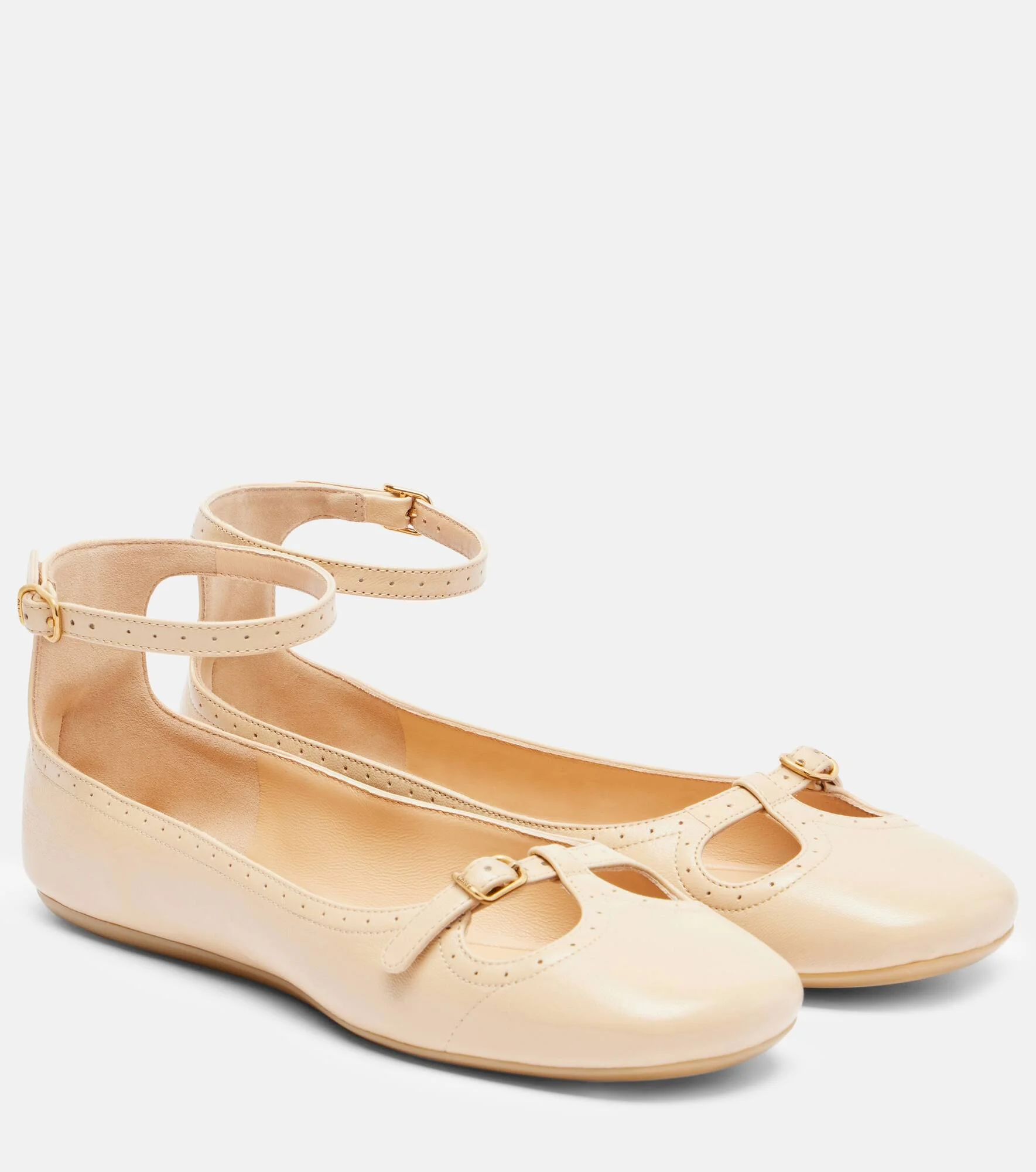 Misty leather ballet flats - 1