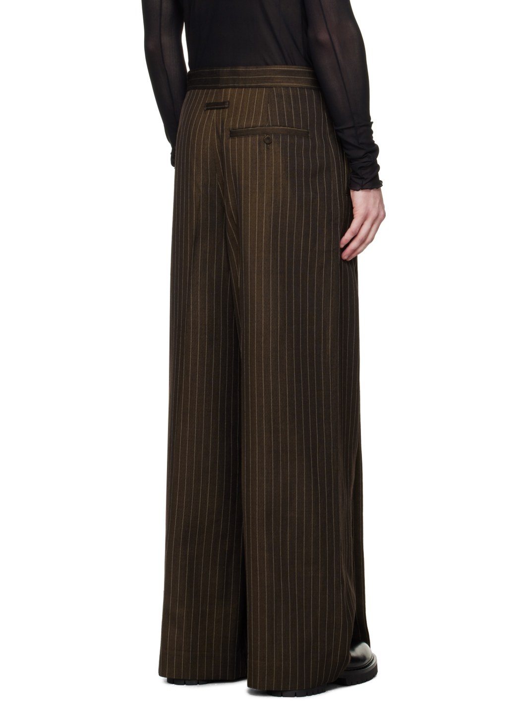 Brown 'The Suit Pant Skirt' Trousers - 3