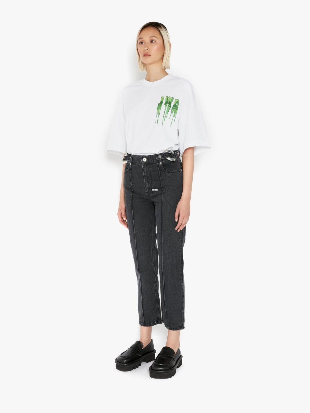 CHAIN LINK SLIM FIT DENIM JEANS - 3