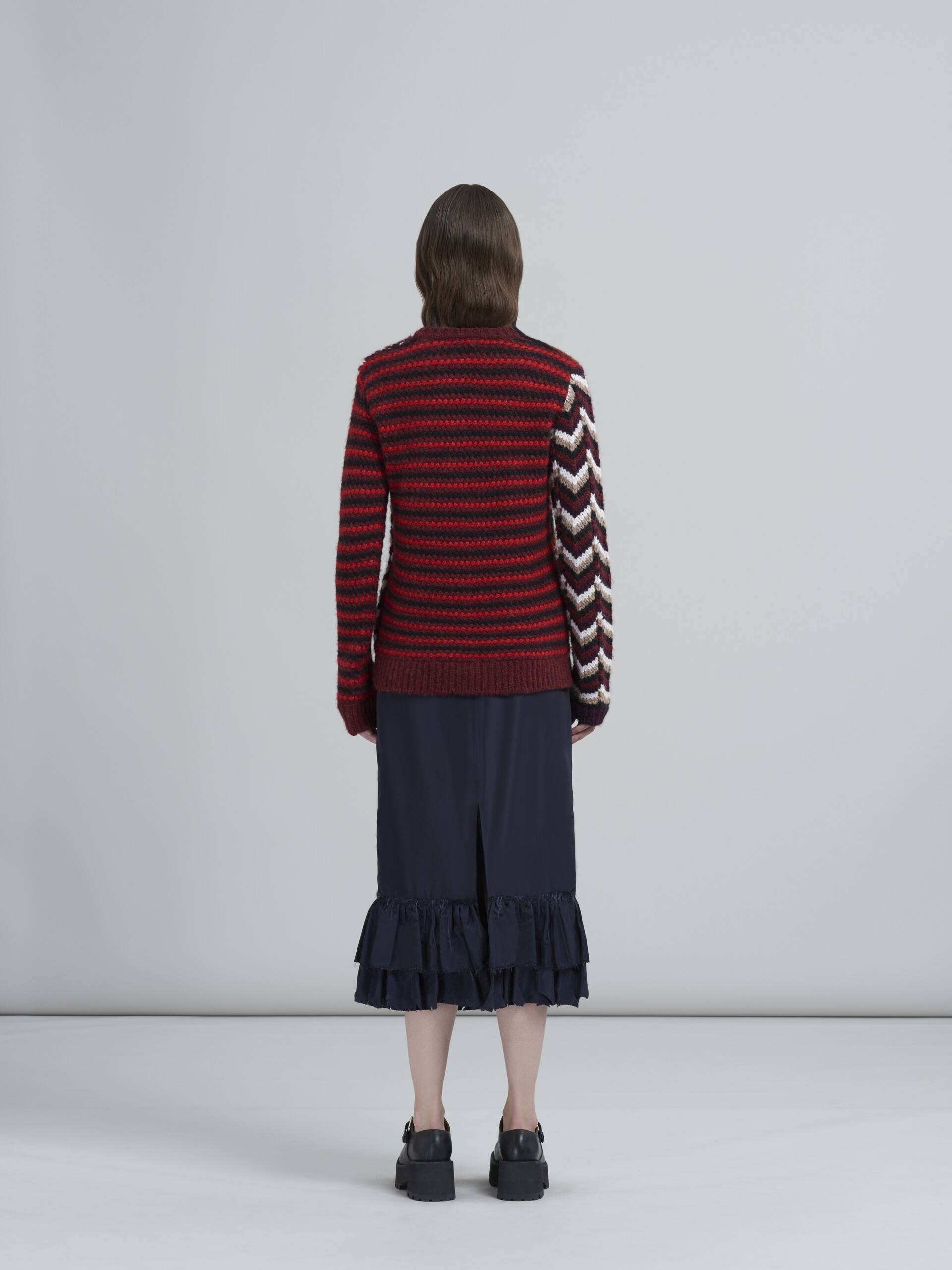VISCOSE FAILLE SKIRT - 3