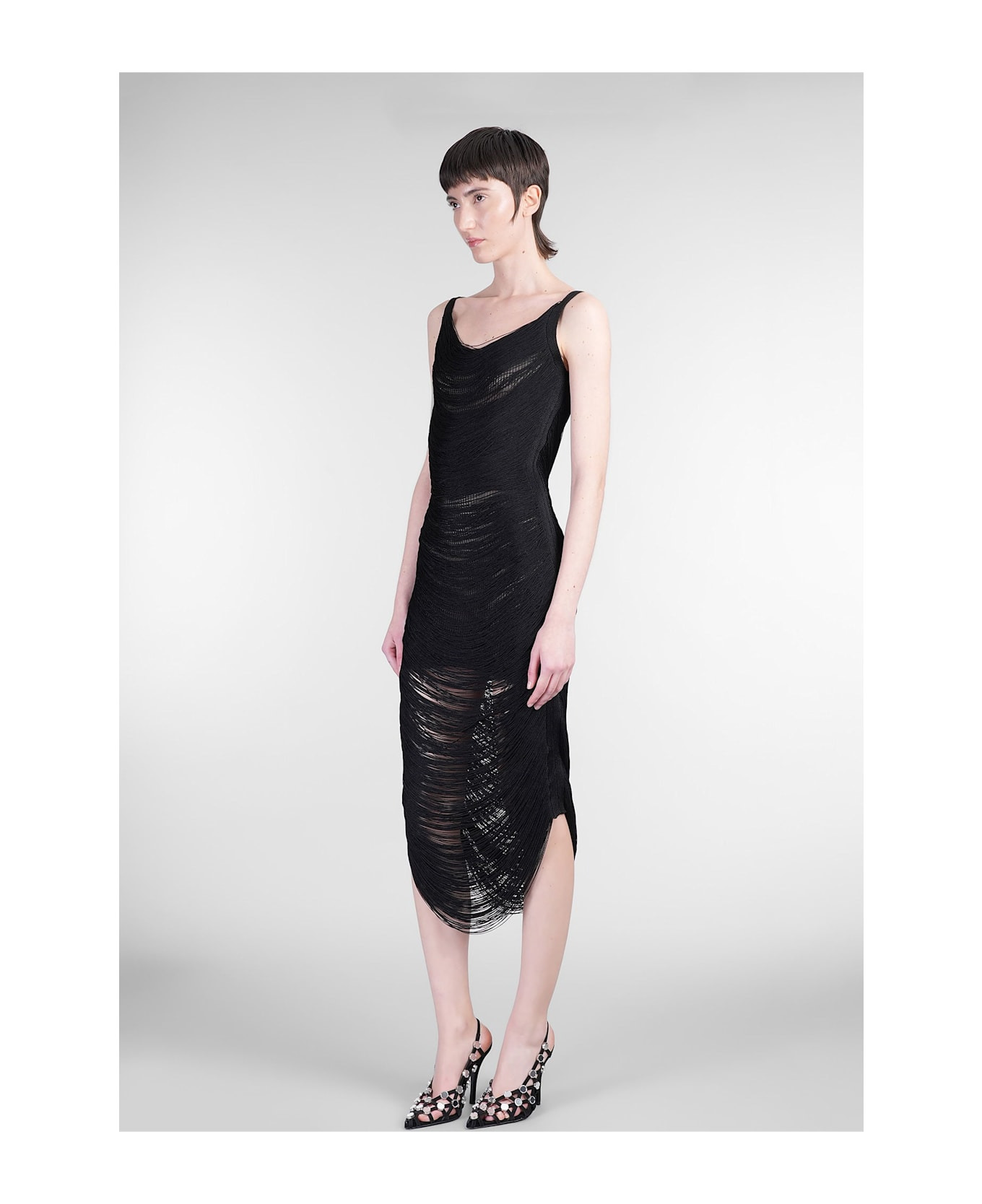 In Black Viscose - 4