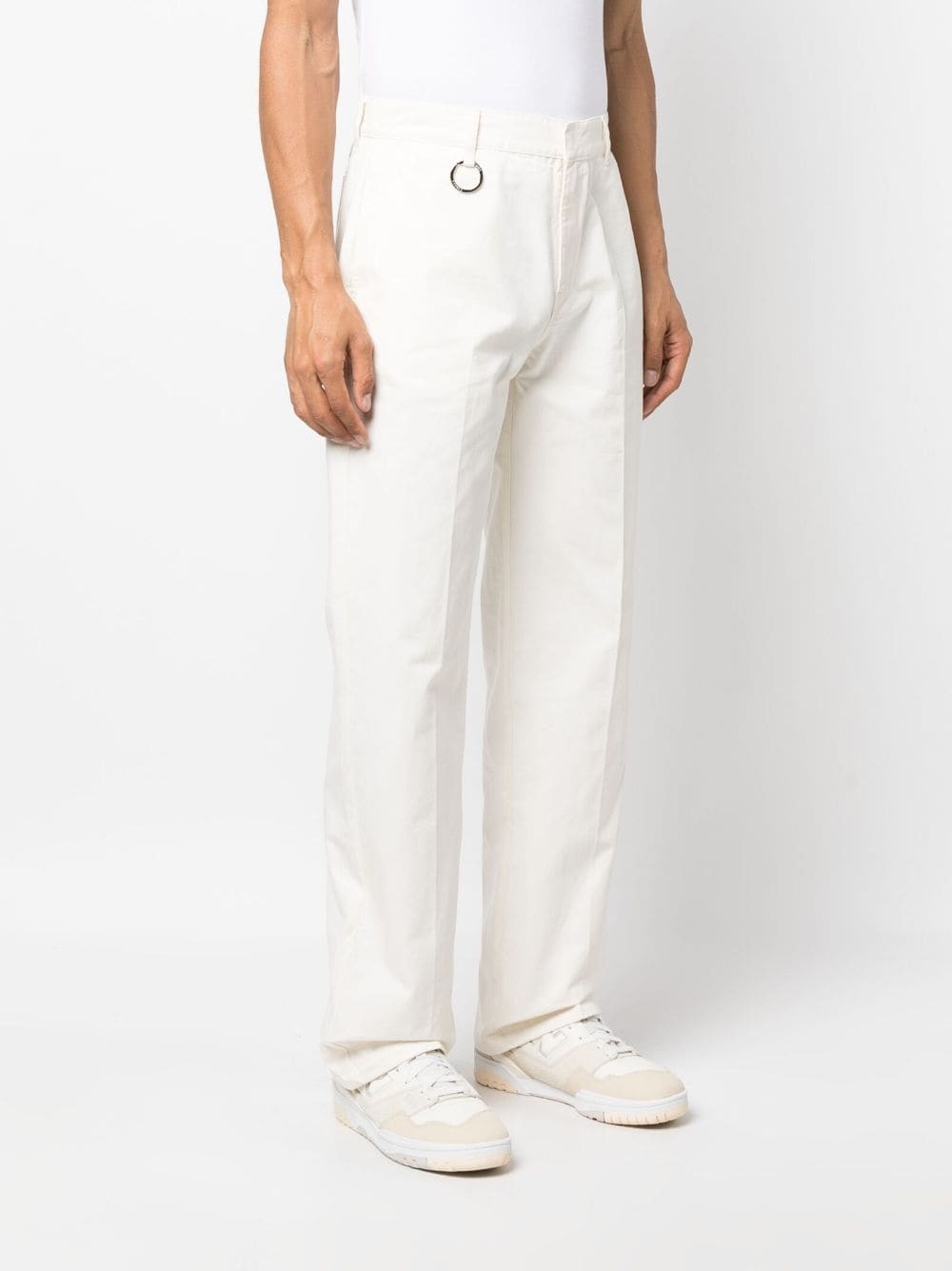 high-waisted straight-leg trousers - 5