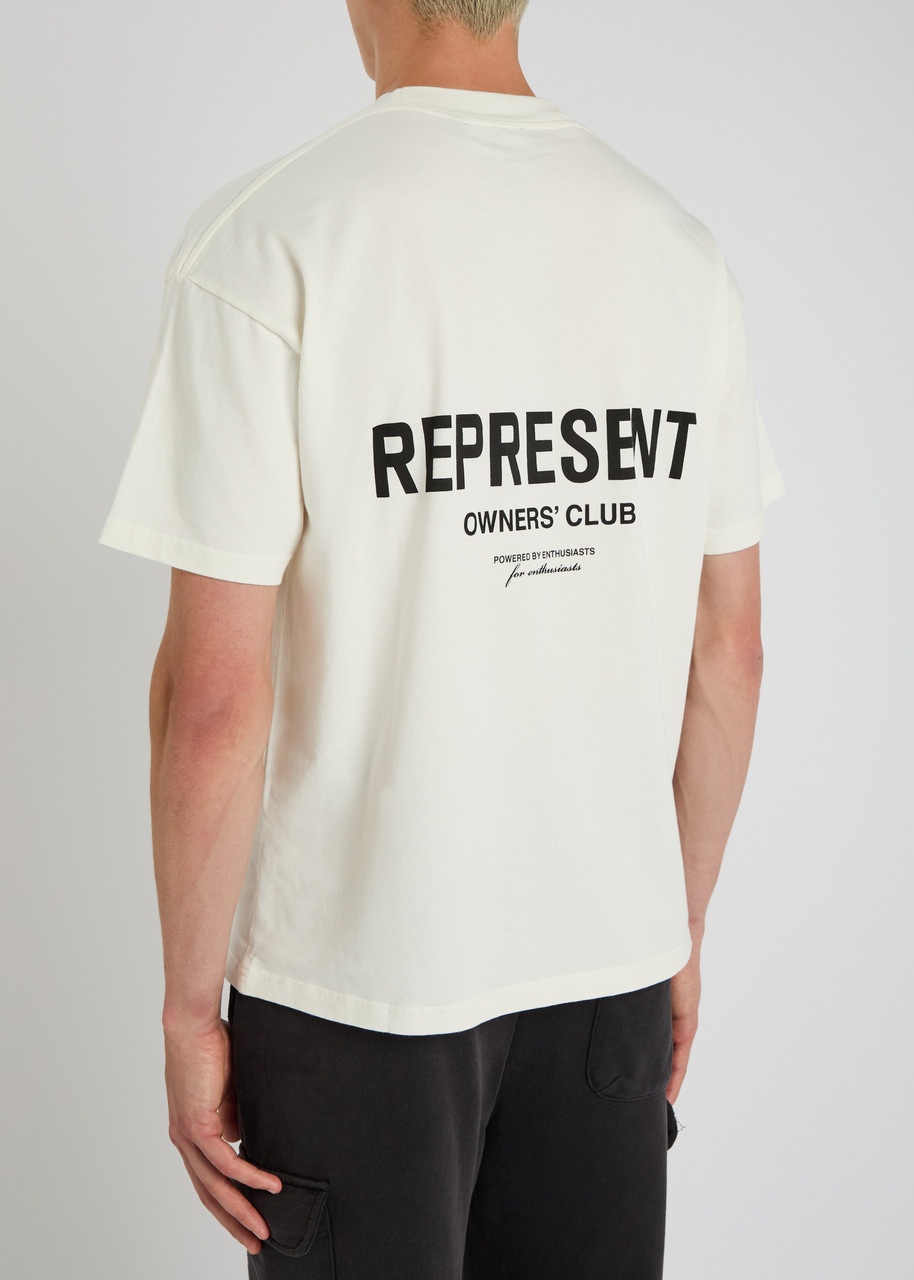 Represent Owners Club Logo Cotton T-shirt - 3