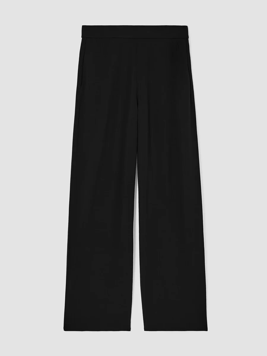 Stretch Jersey Knit Straight Pant - 1