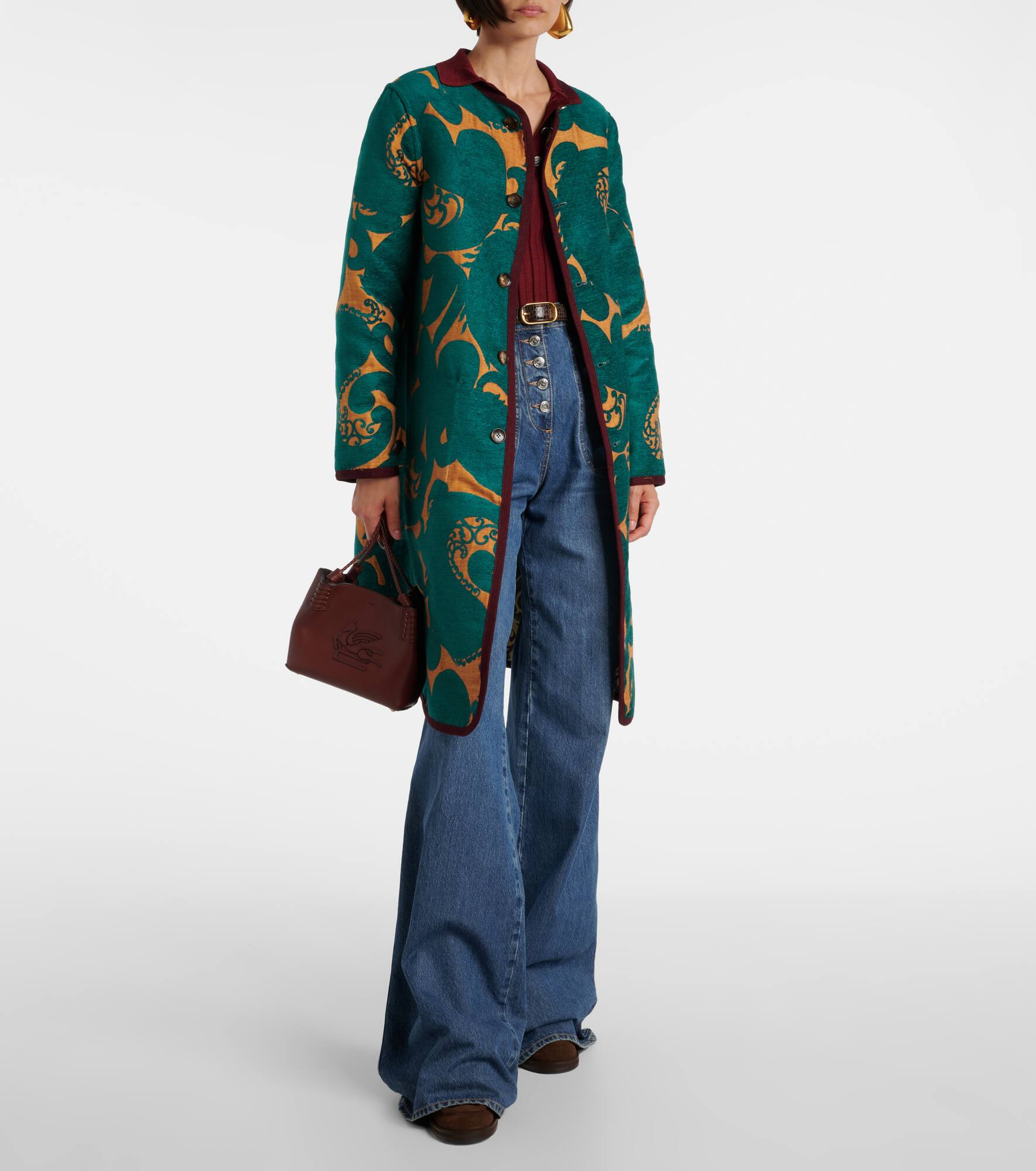 Reversible jacquard coat - 6