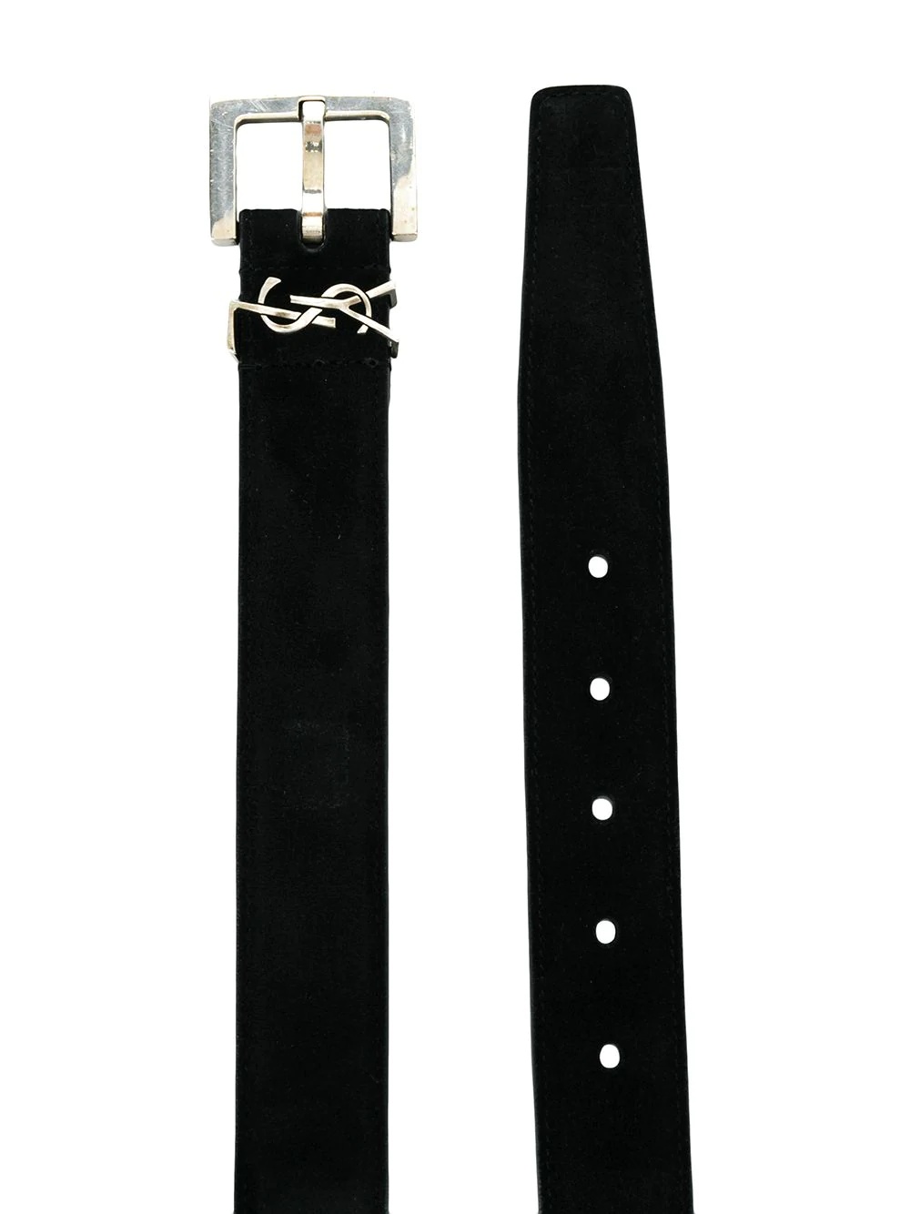 Monogram square-buckle belt - 2