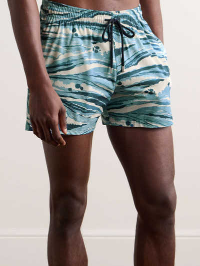 Maison Kitsuné + Vilebrequin Moorise Straight-Leg Mid-Length Printed Swim Shorts outlook