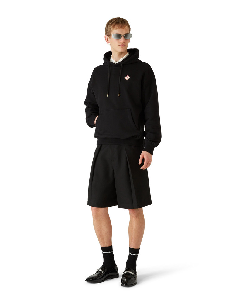 CASABLANCA Diamond Logo Hooded Sweatshirt outlook