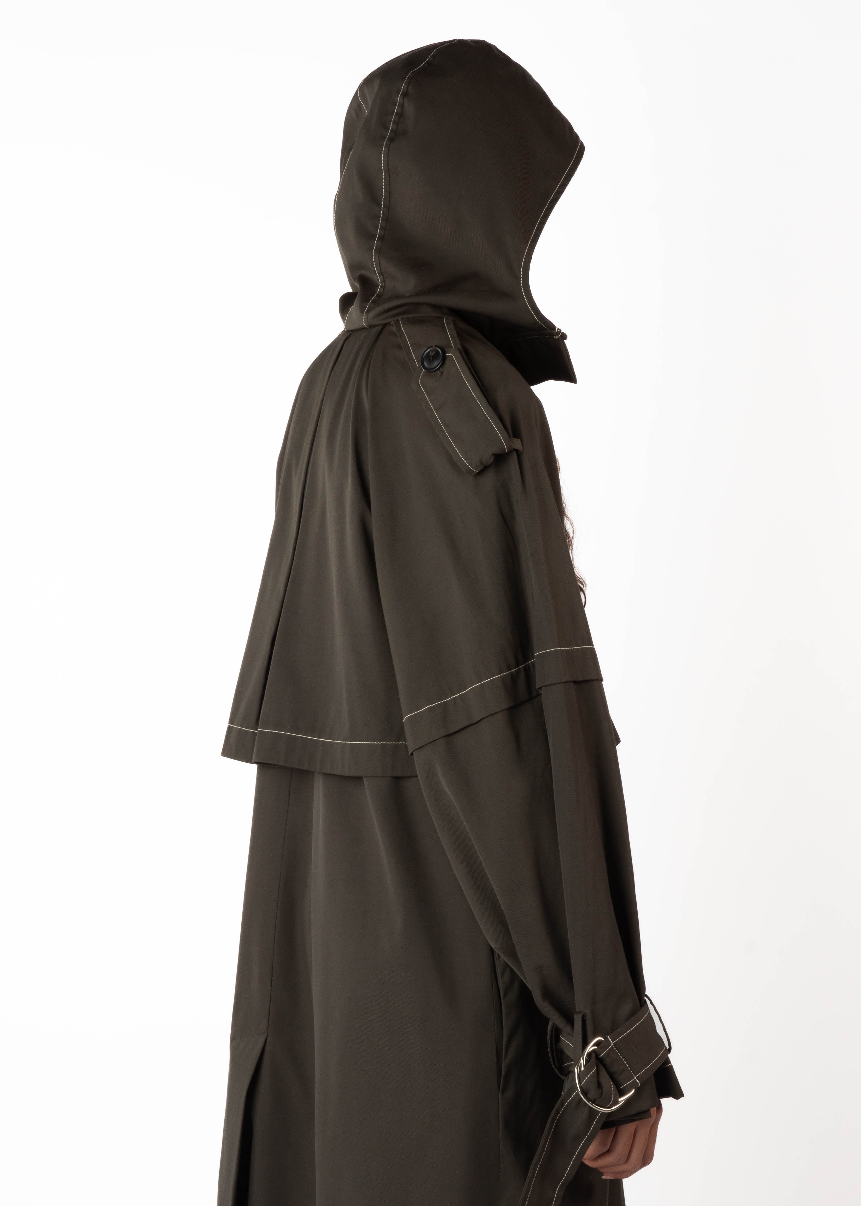 RAIN TRENCH COAT - 5