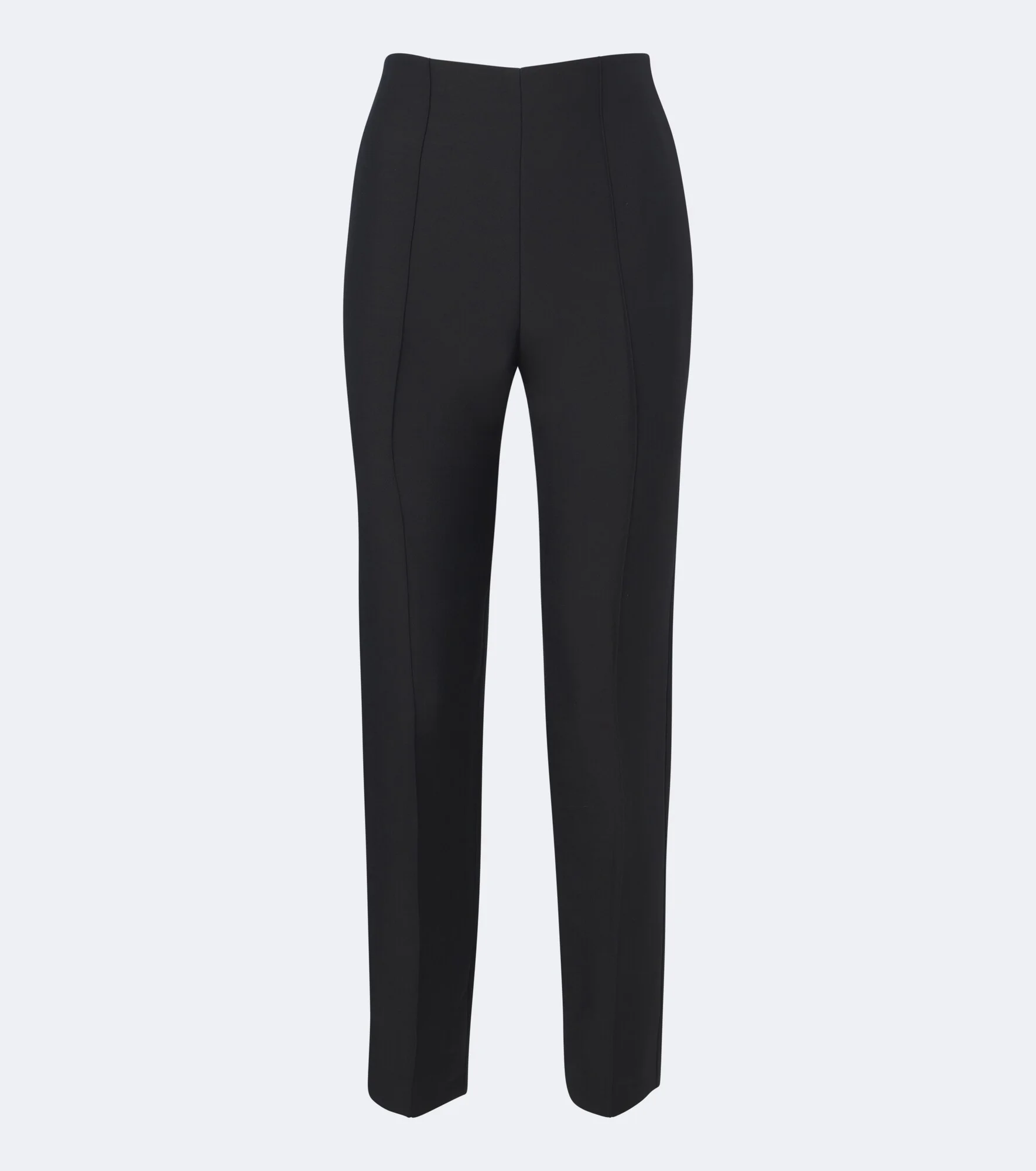 Wool and silk cropped slim pants - 1