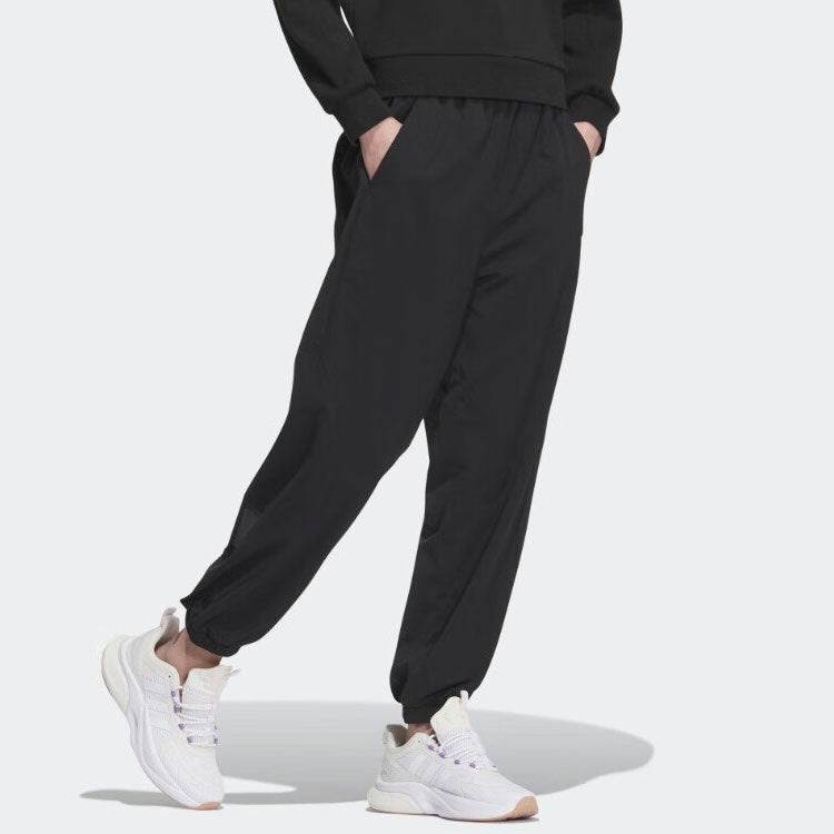 (WMNS) adidas long sports pants 'black' IP7079 - 4