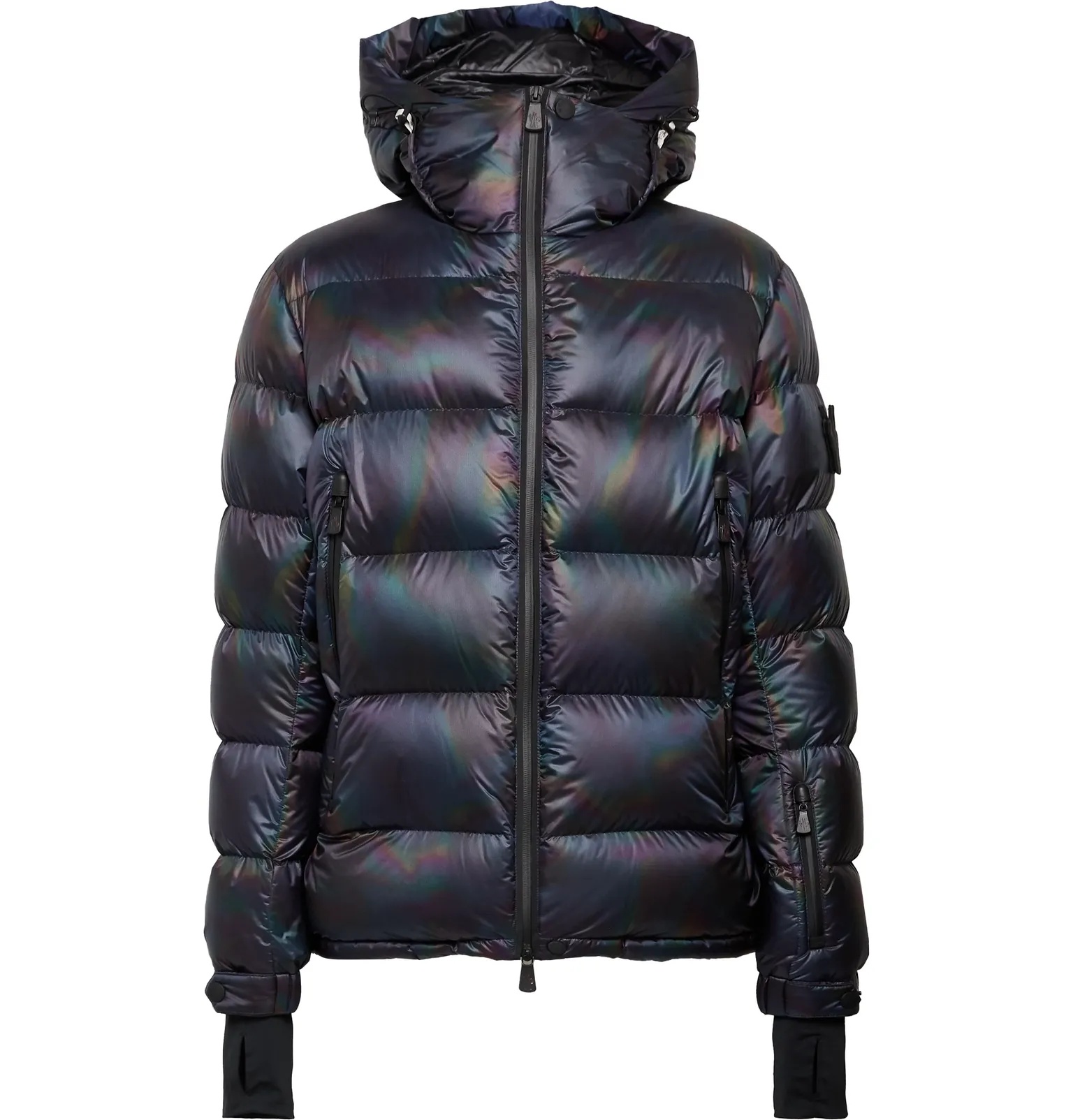 Lignod Slim-Fit Quilted Iridescent Ripstop Down Ski Jacket - 1