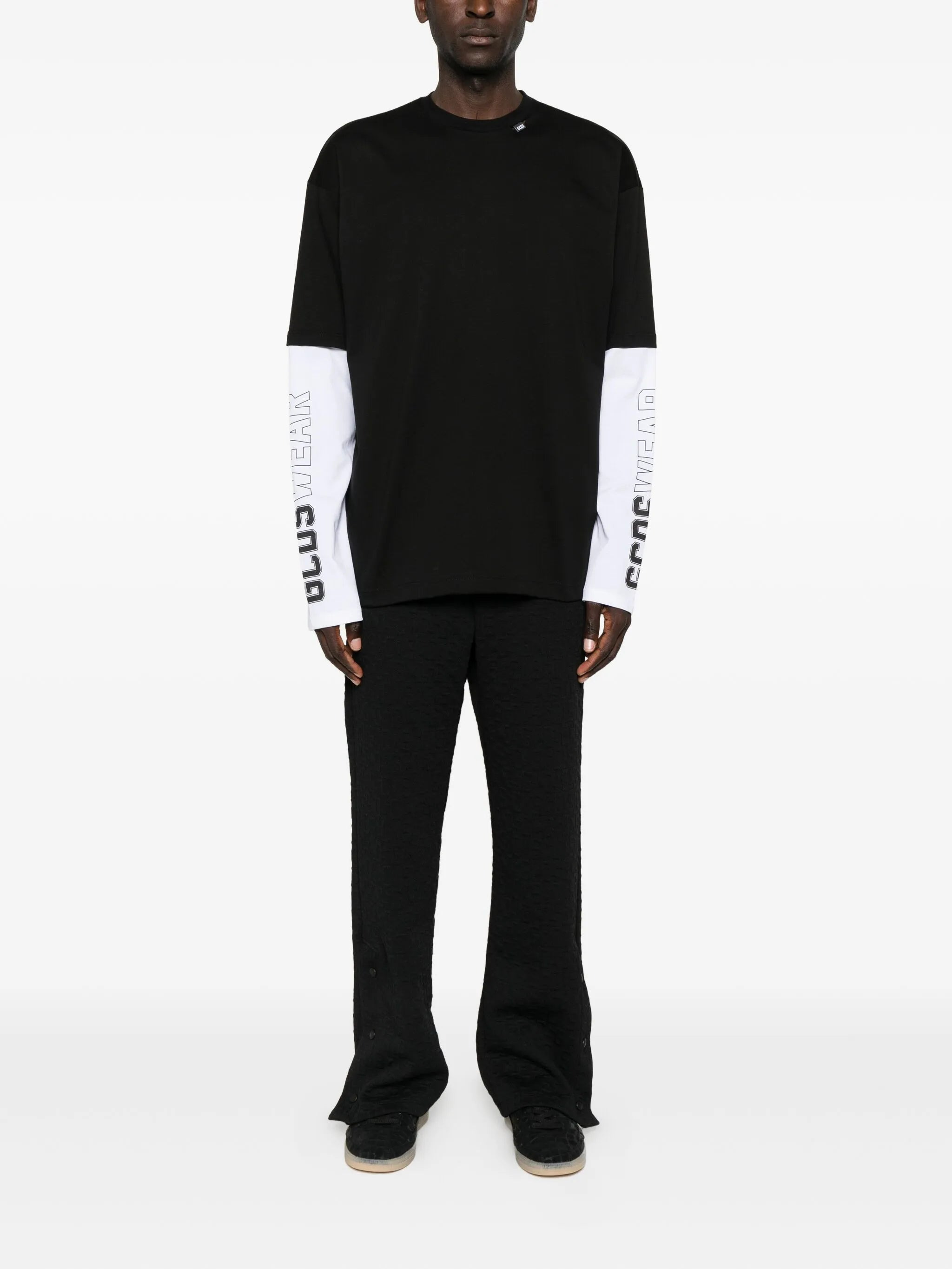 Gcds Long-sleeve Logo-detail T-shirt - 3