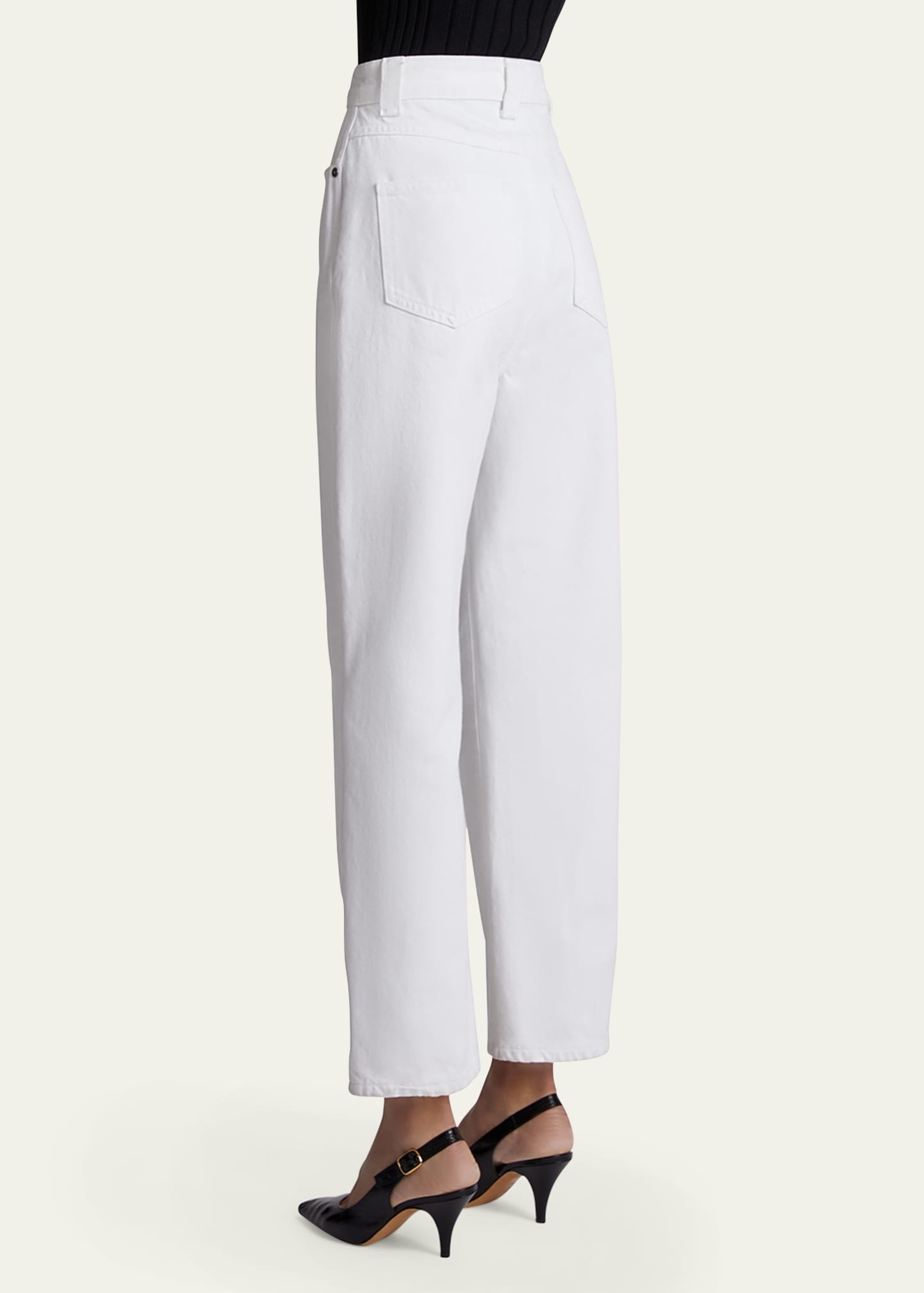 Shalbi High-Rise Straight-Leg Ankle Jeans - 3