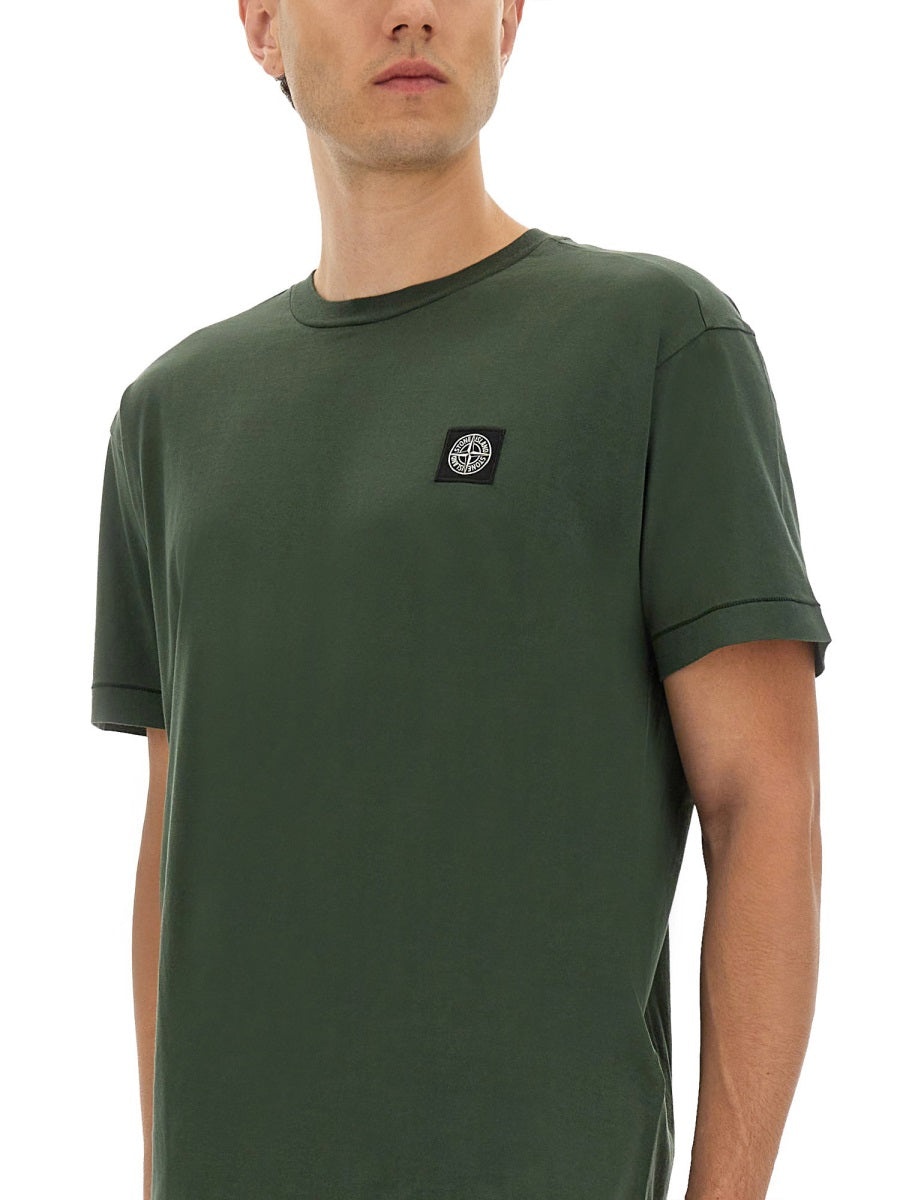 Stone Island Men Slim Fit T-Shirt - 4