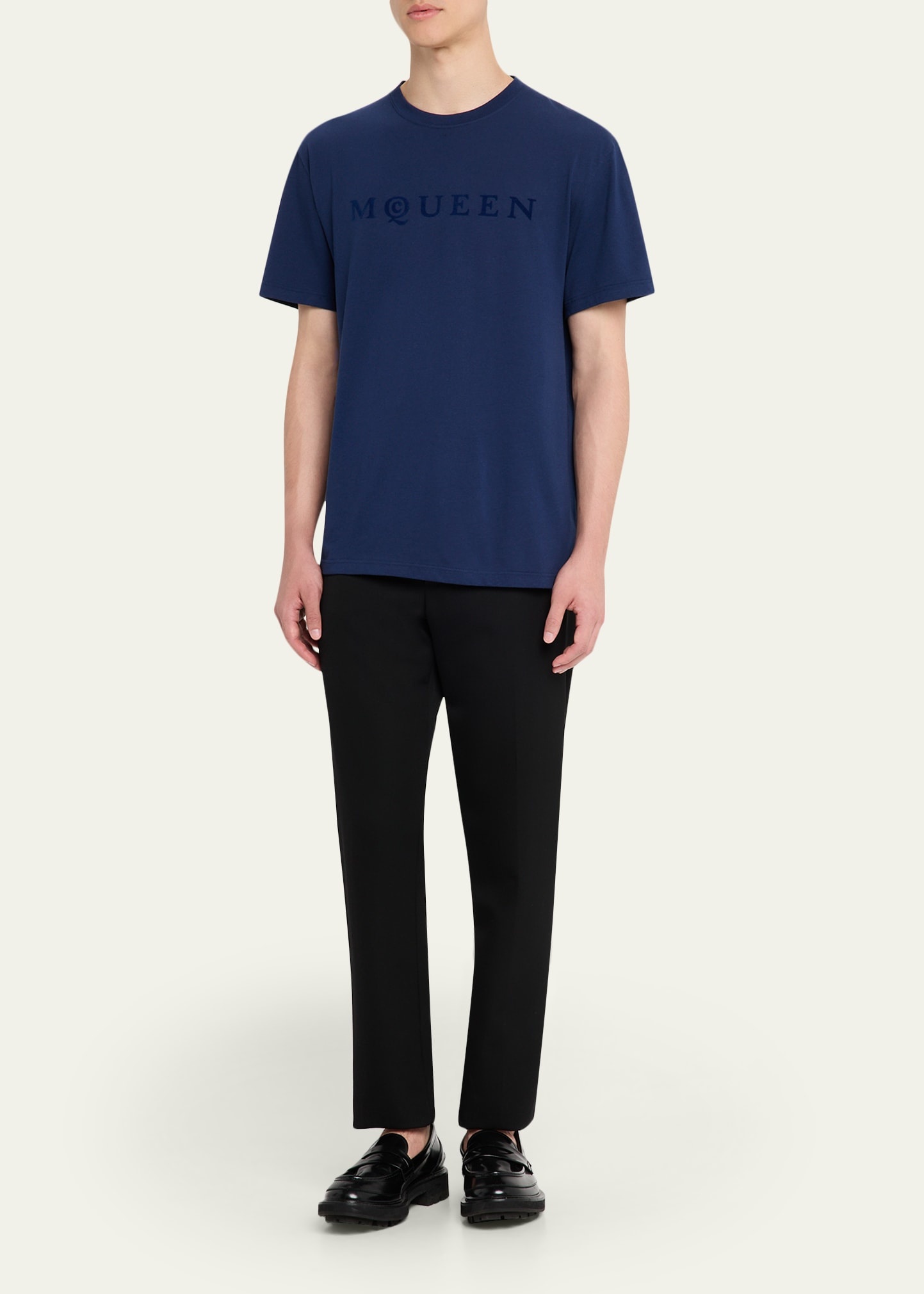 Men's Flocked Logo T-Shirt - 2