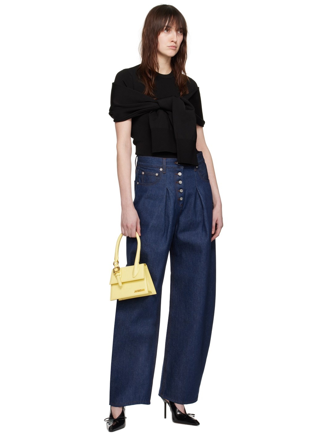 Black Les Sculptures 'Le haut Rica' Sweater - 4