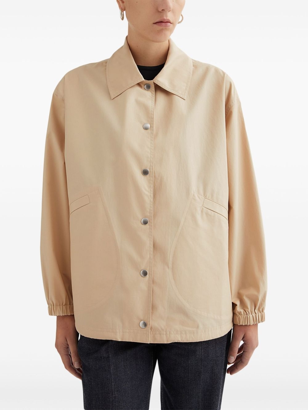 logo-print jacket - 3