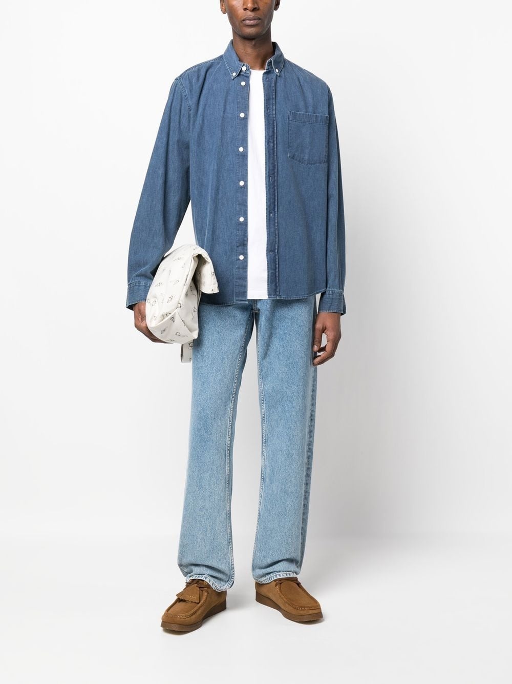 plain round-neck T-shirt - 2