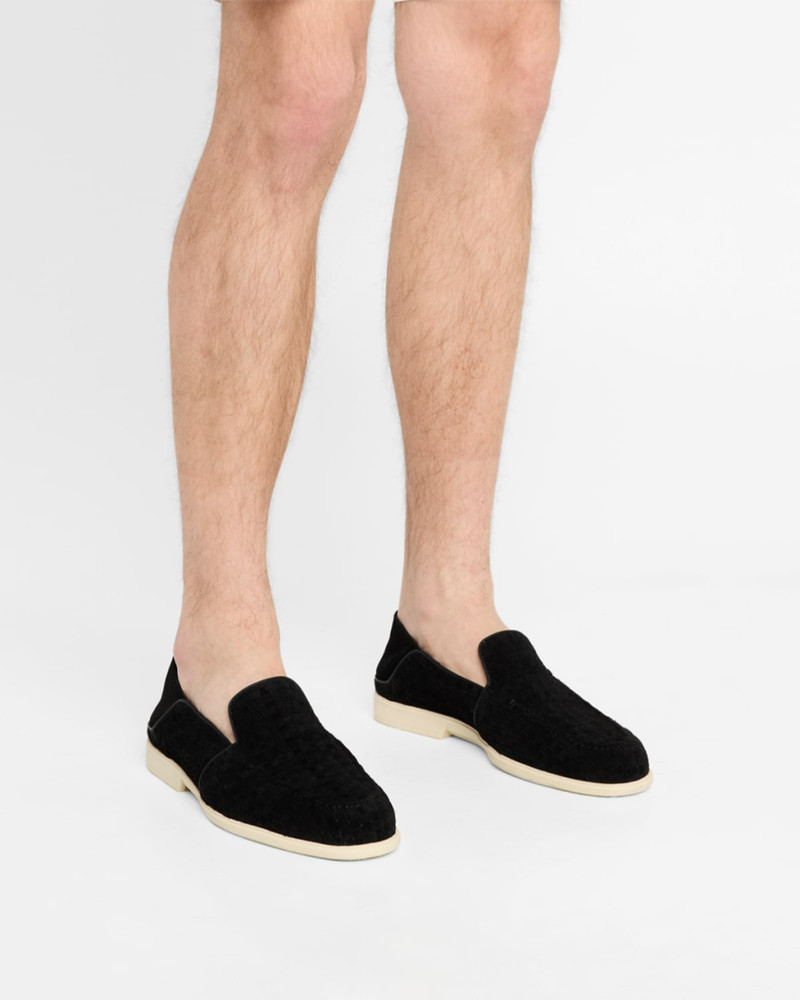 Men's Theo Woven Suede Loafers 3