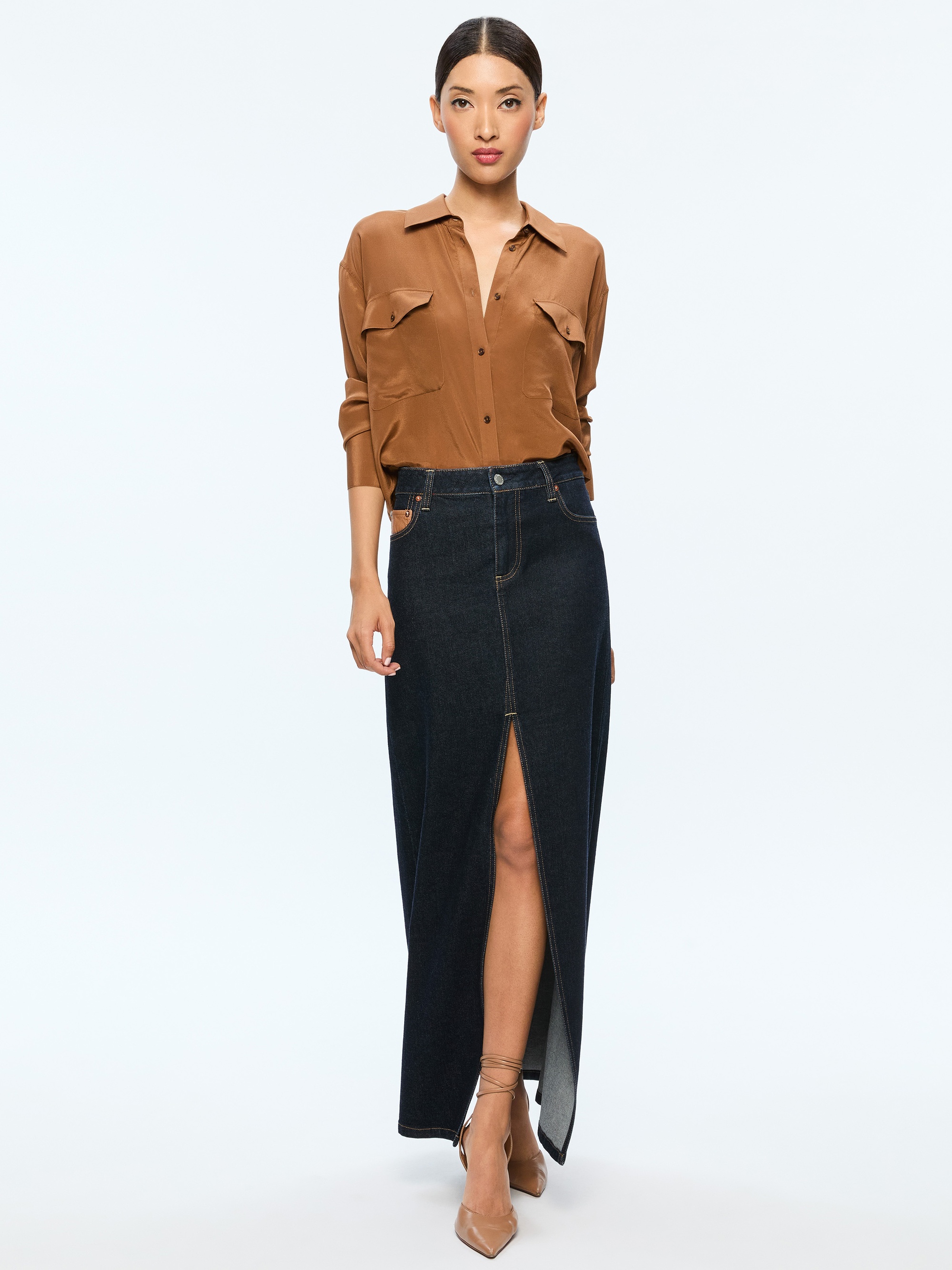 RYE HIGH RISE SKIRT WITH VEGAN COMBO - 6