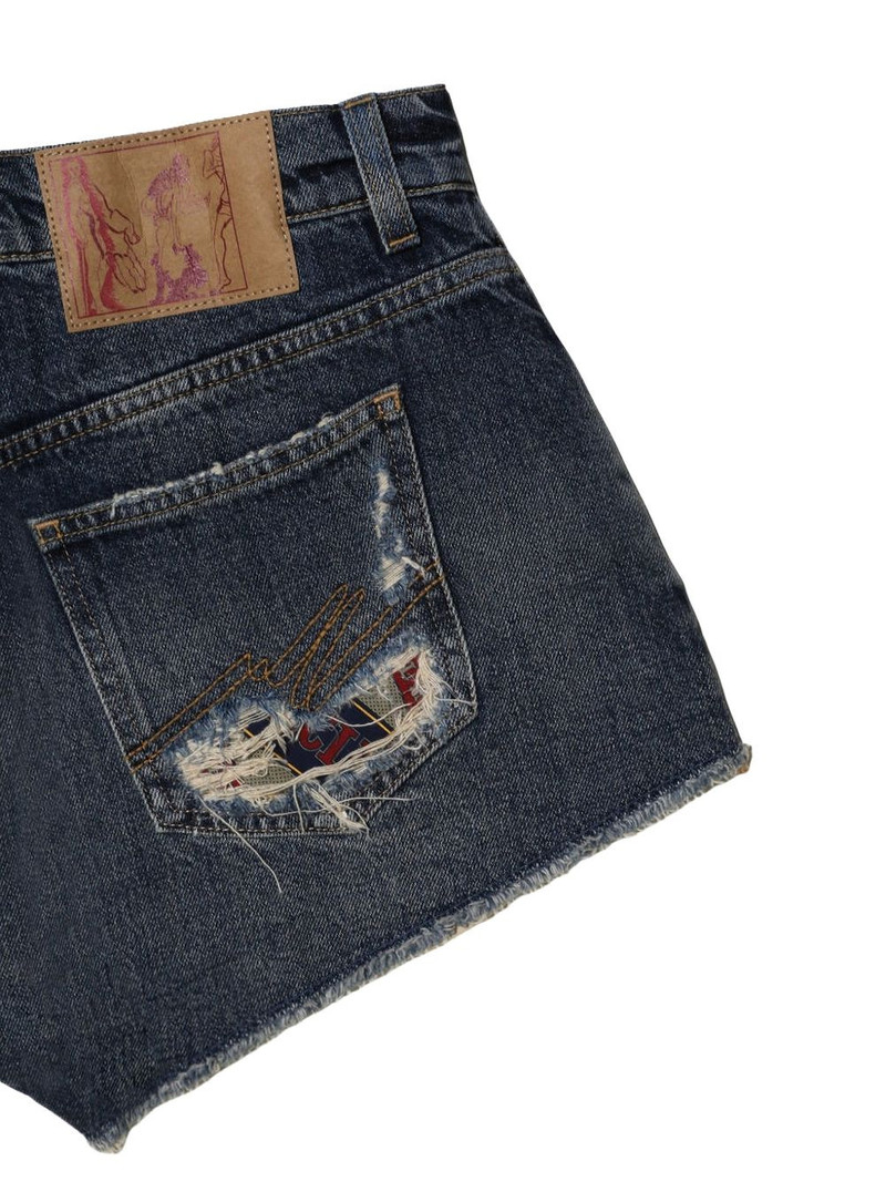 frayed denim shorts 3