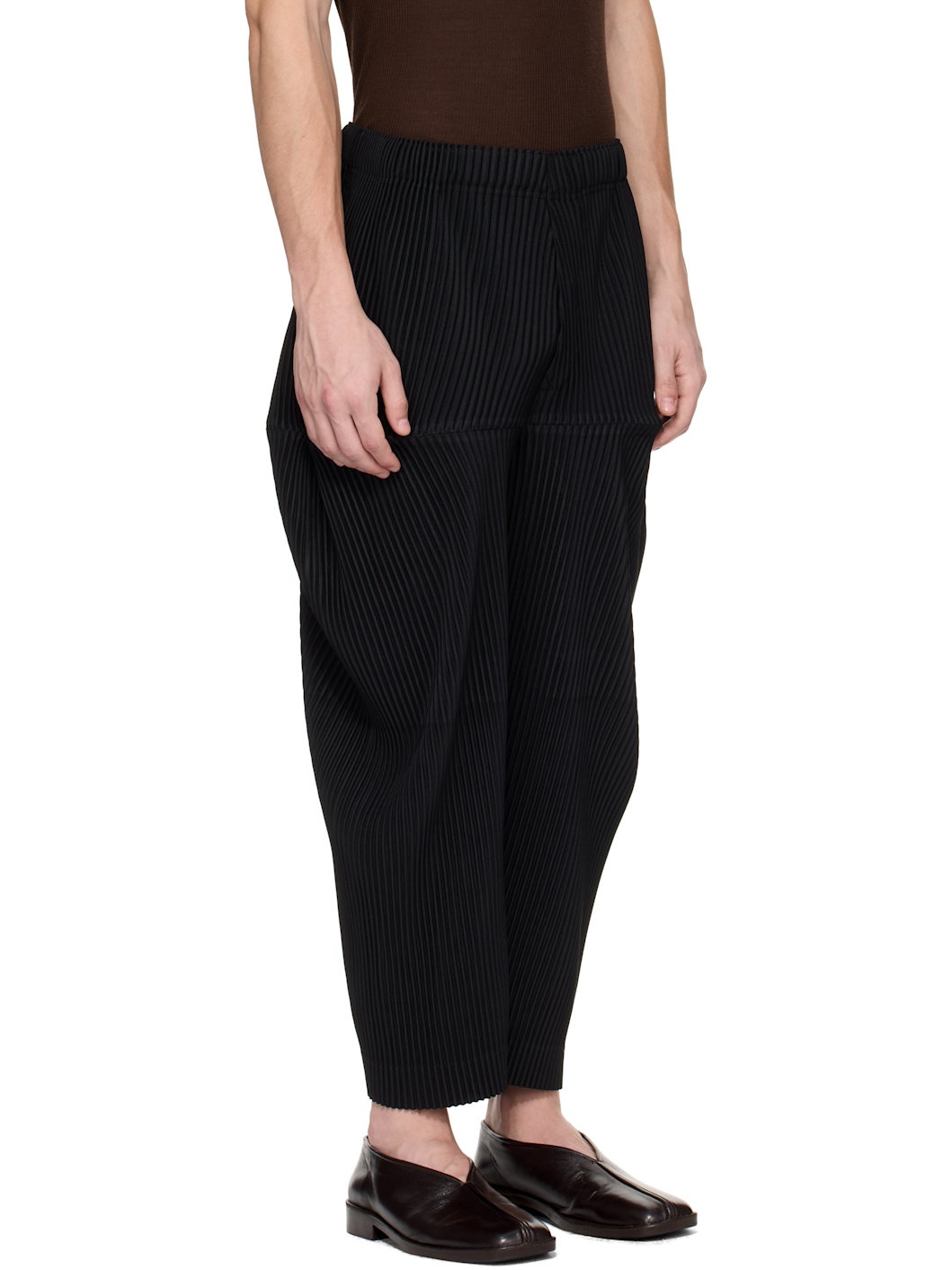 Black Kinetic Sculpture Trousers - 2