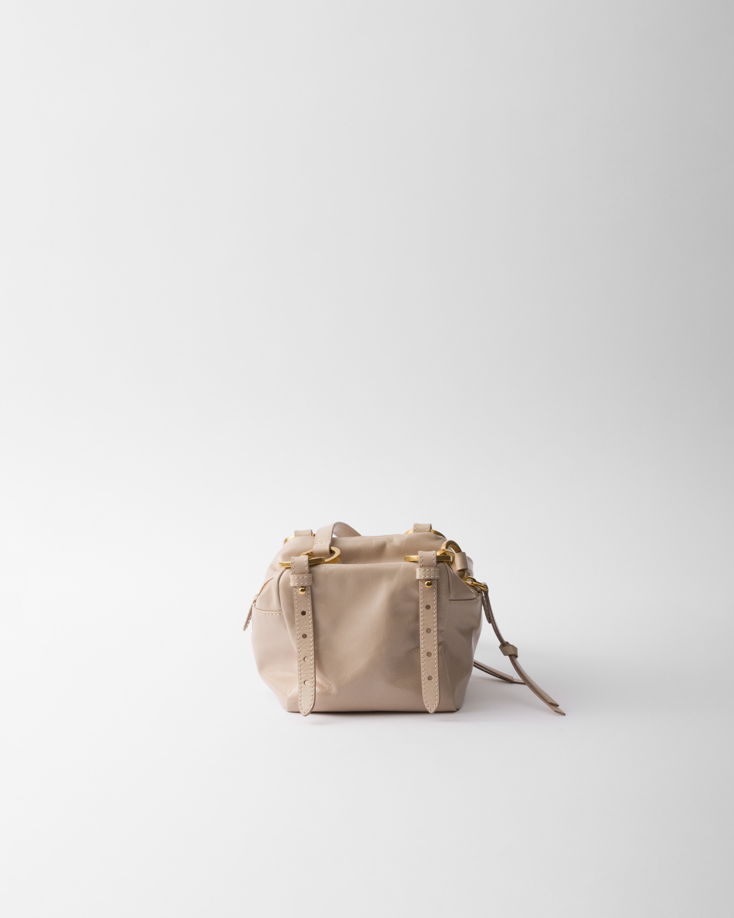 ハンドバッグ PRADA DANGLE MINI LEATHER TOP HANDLE Powder Pink Prada Dangle Leather Top-handle Mini-bag | PRADA