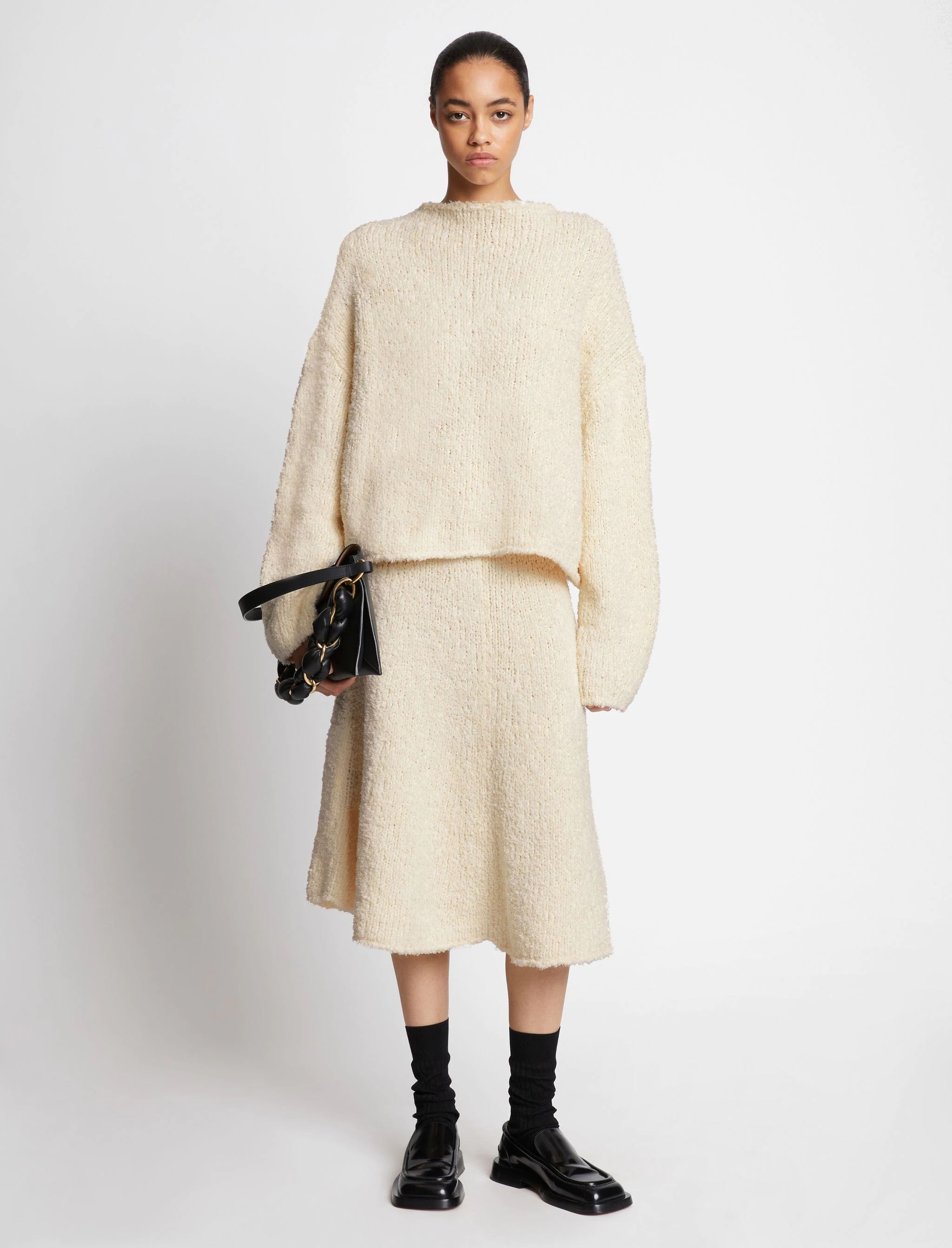 Frayed Cotton Sweater - 3