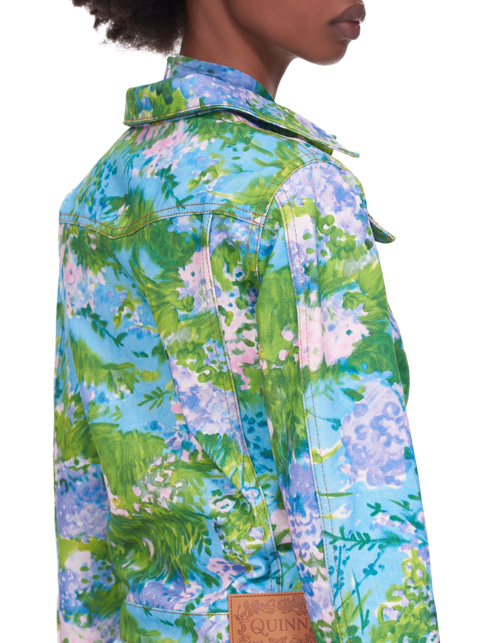 Floral Denim Jacket - 5