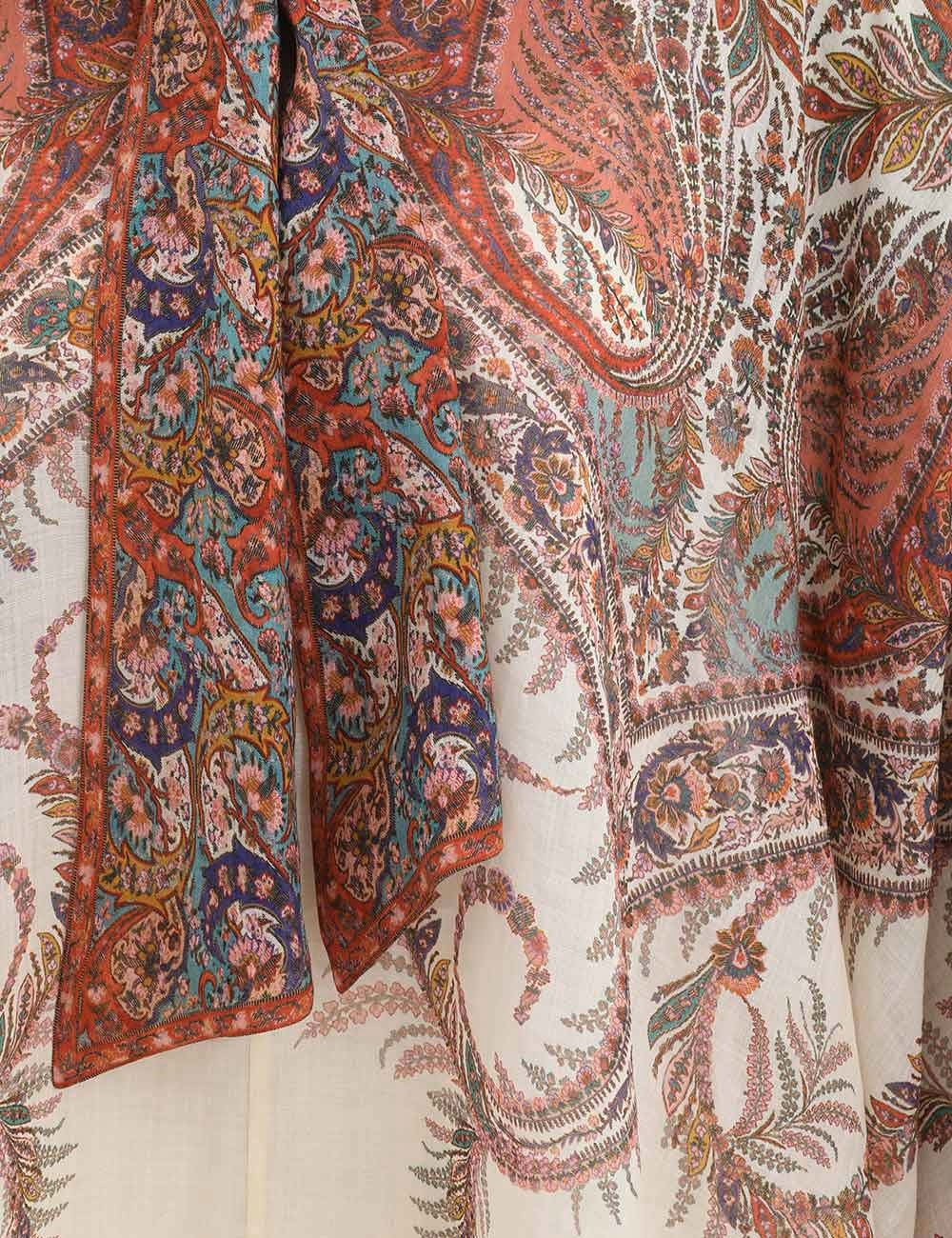 Zimmermann RHIANNON TIE NECK BLOUSE | REVERSIBLE