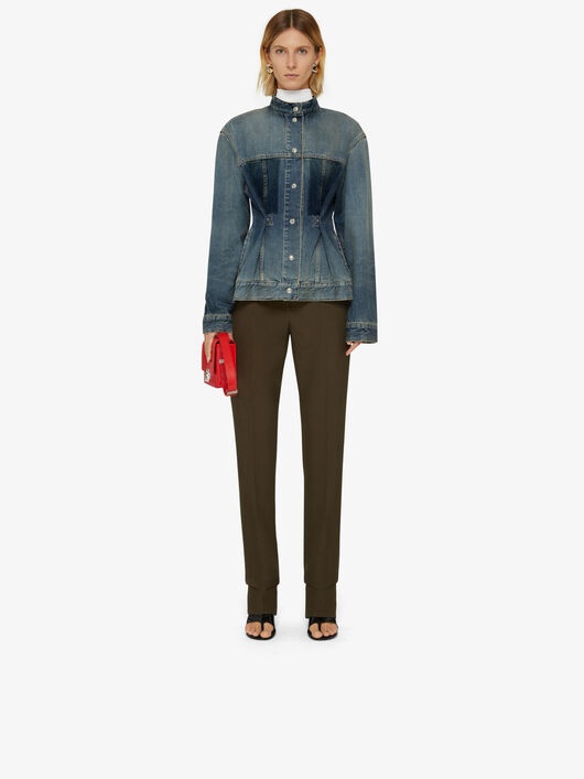 HIGH-WAISTED SHORT PANTS IN WOOL - 2