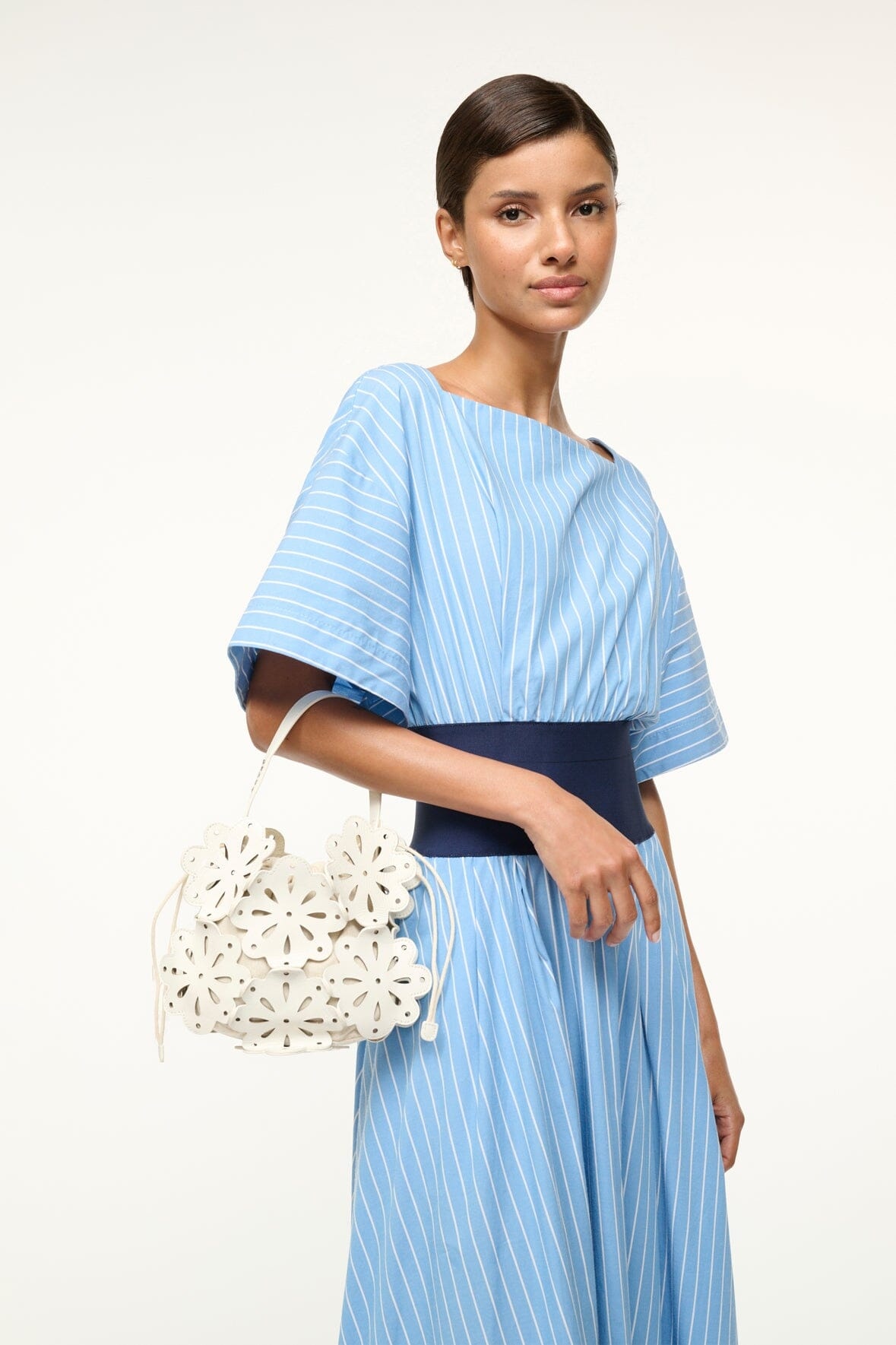 STAUD FLORA BASKET BAG PAPER - 2