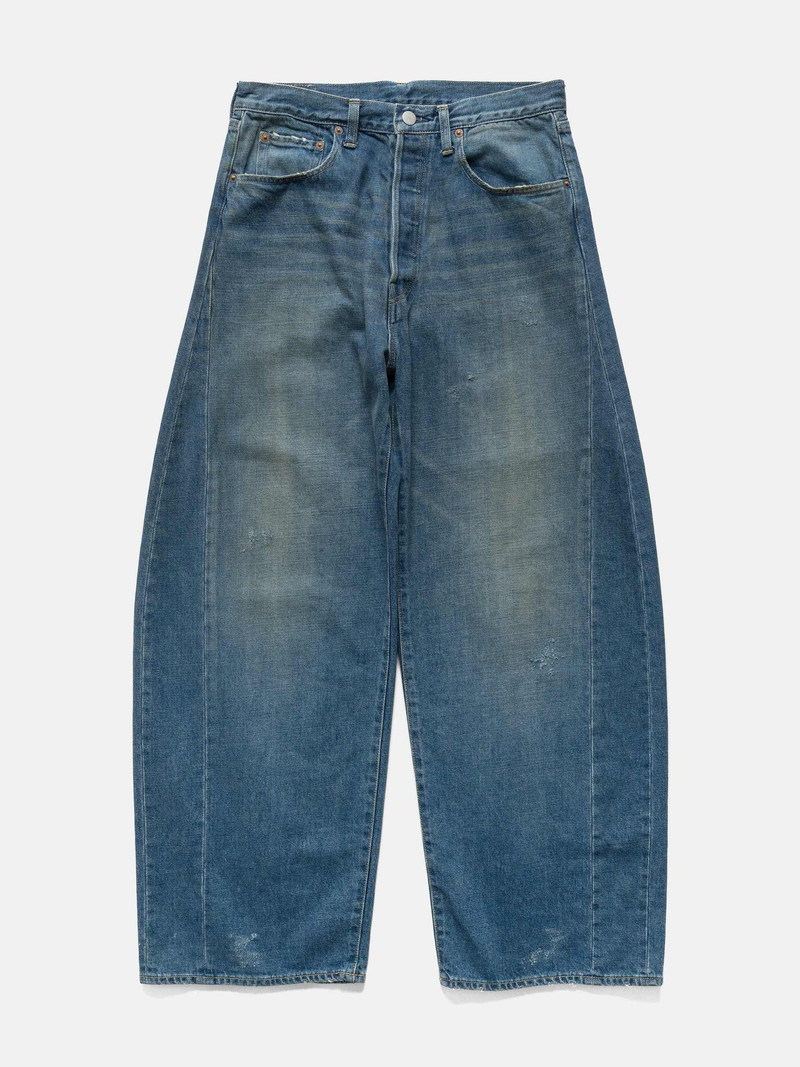 Deformation Wide Denim Jeans Indigo 1
