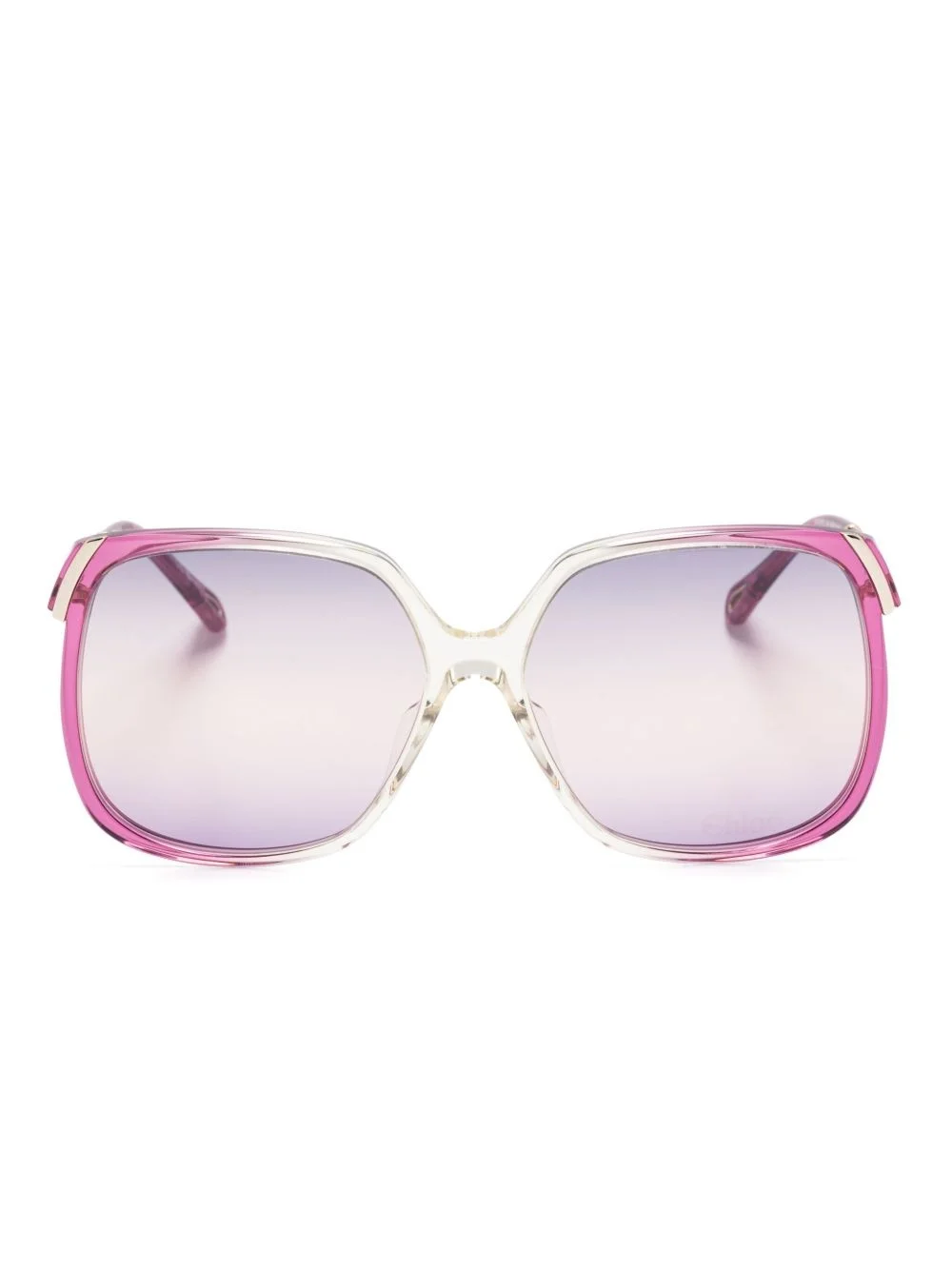 square-frame sunglasses - 1