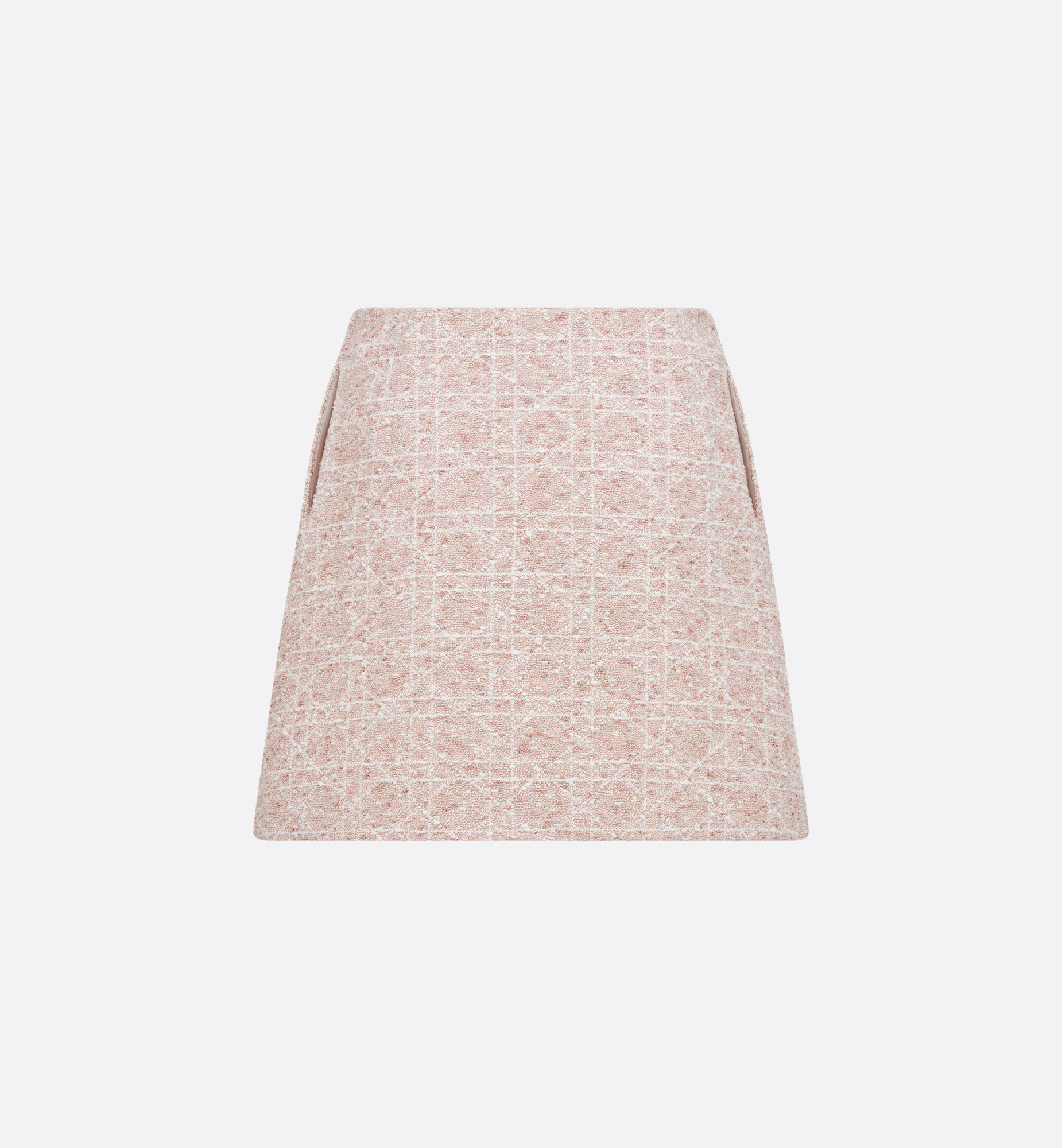 Macrocannage Flared Miniskirt - 2